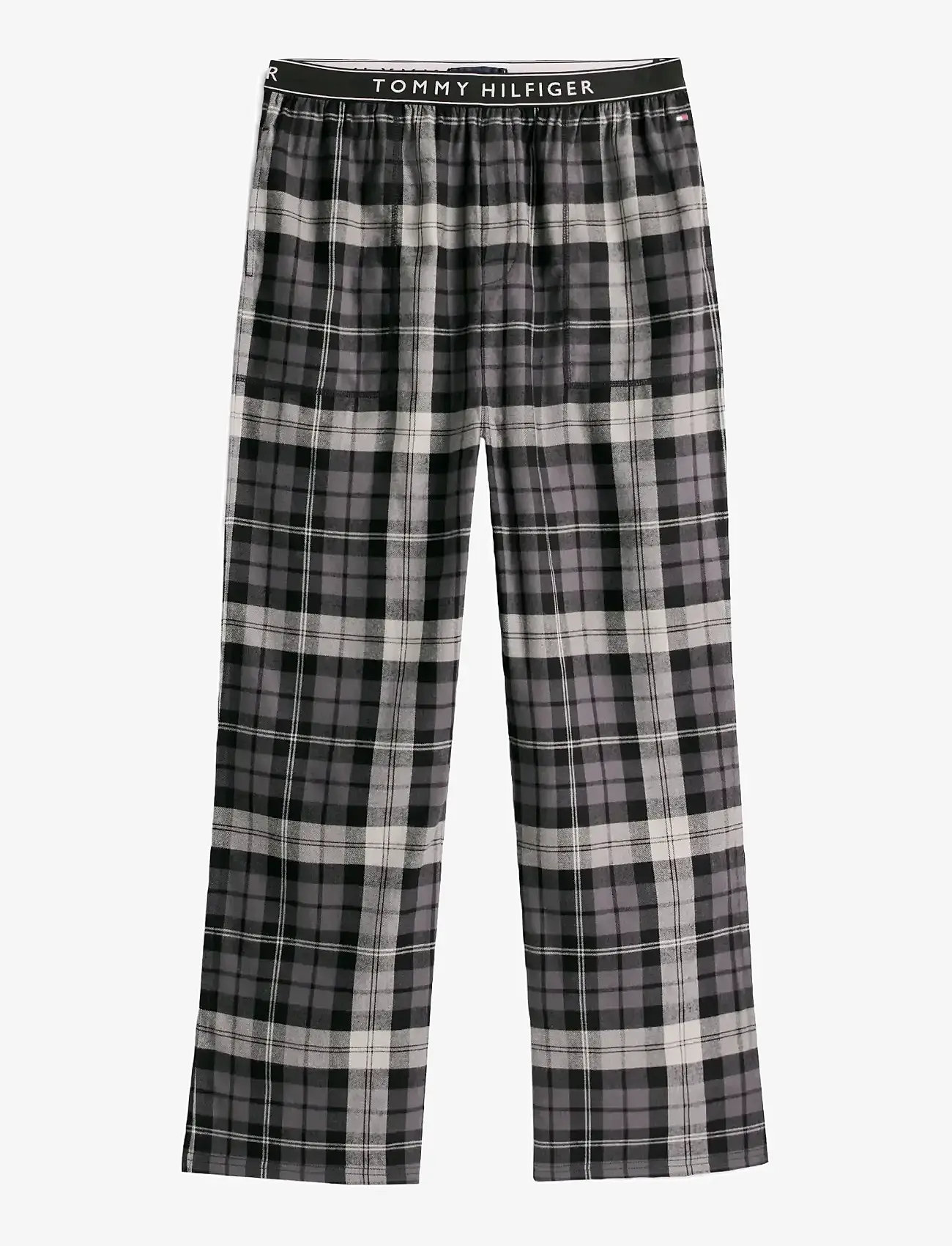 Tommy Hilfiger - FLANNEL PJ PANT WB - pyjamahousut - black tartan - 1