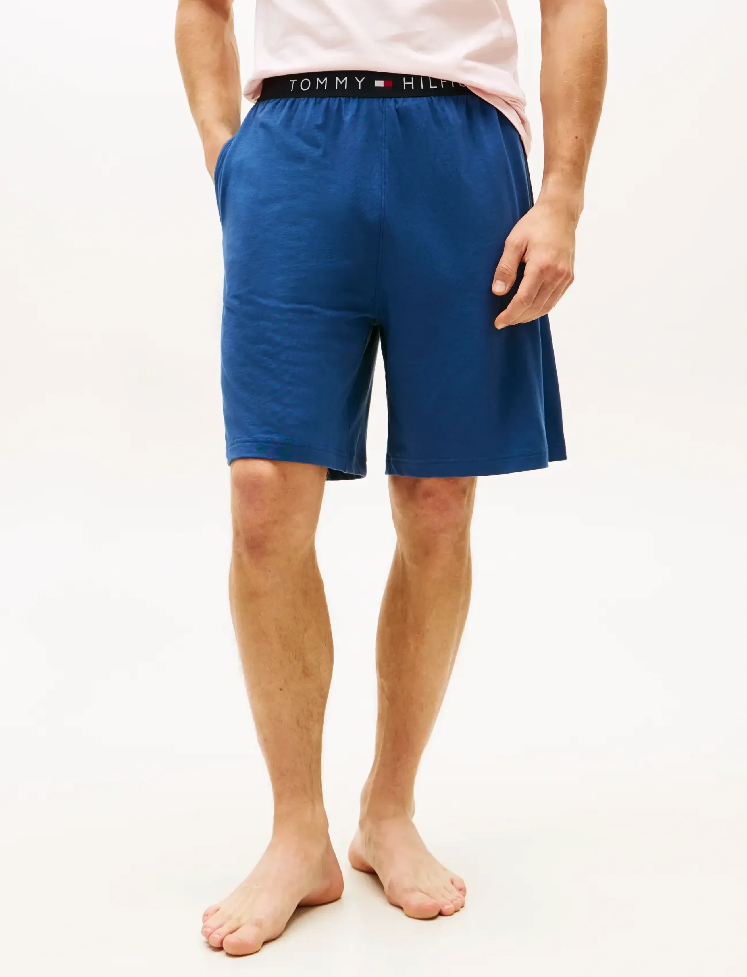 Tommy Hilfiger JERSEY PJ SHORT - Underwear - AEGEAN SEA / blue