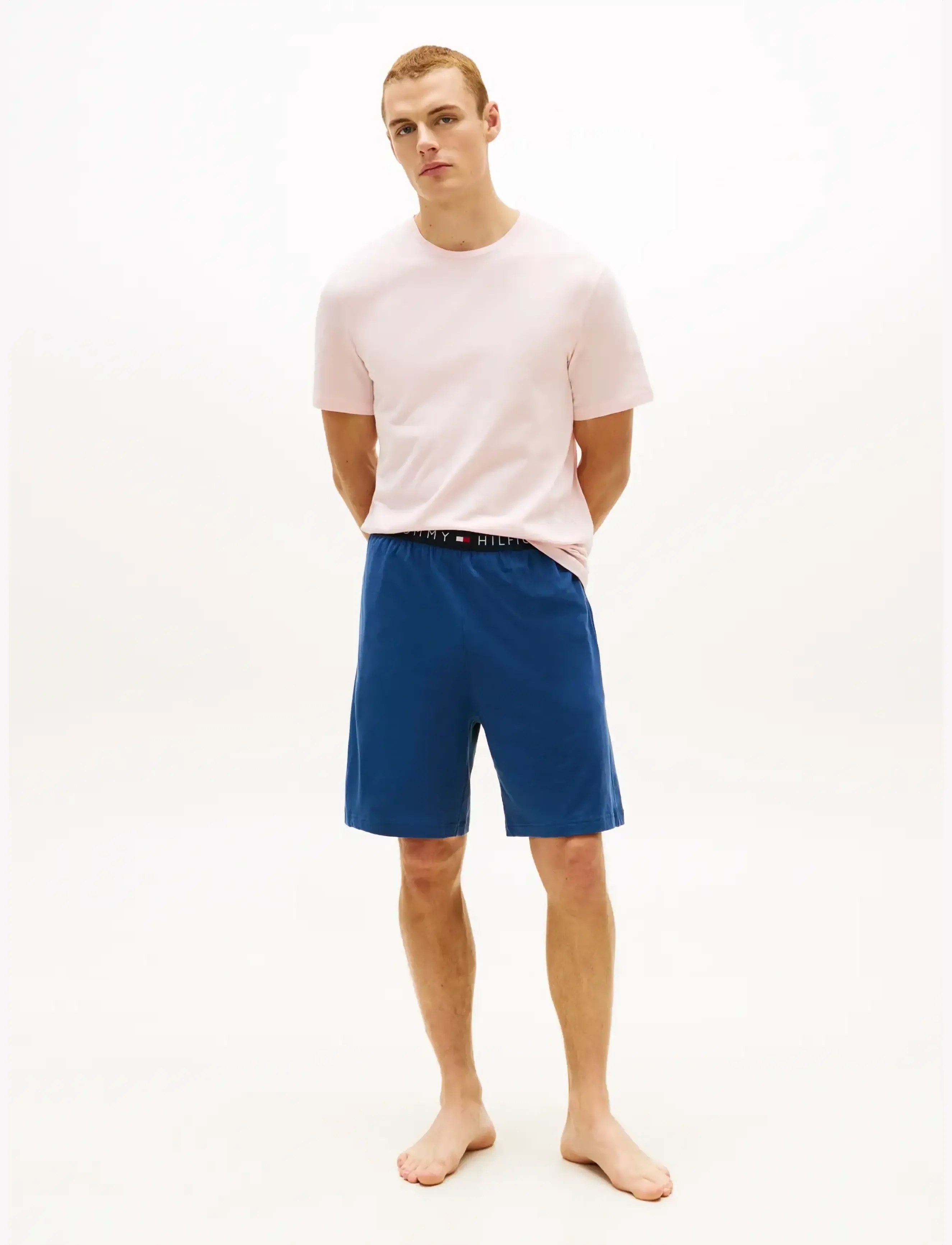 Tommy Hilfiger - JERSEY PJ SHORT - natbukser - aegean sea - 3