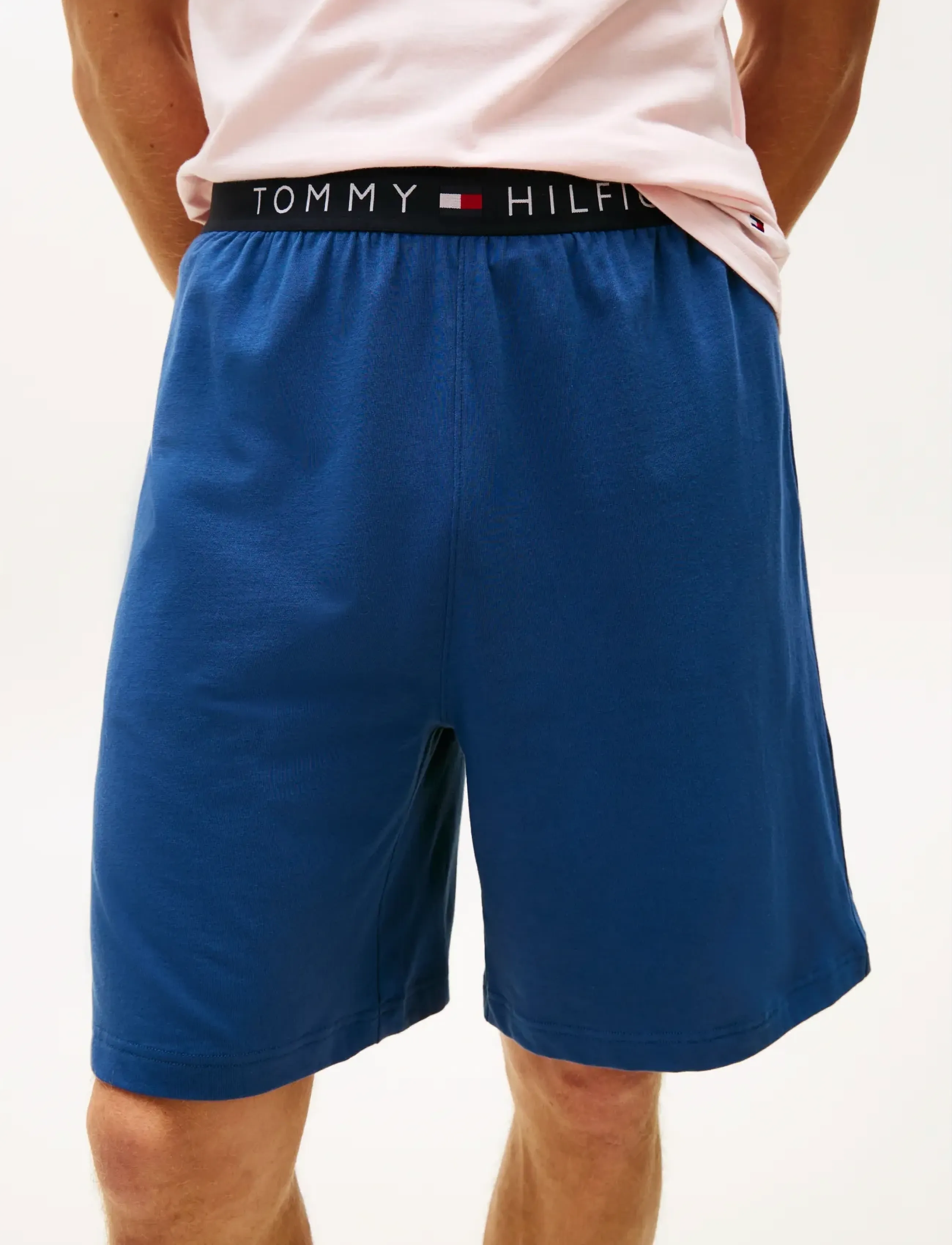 Tommy Hilfiger - JERSEY PJ SHORT - natbukser - aegean sea - 4
