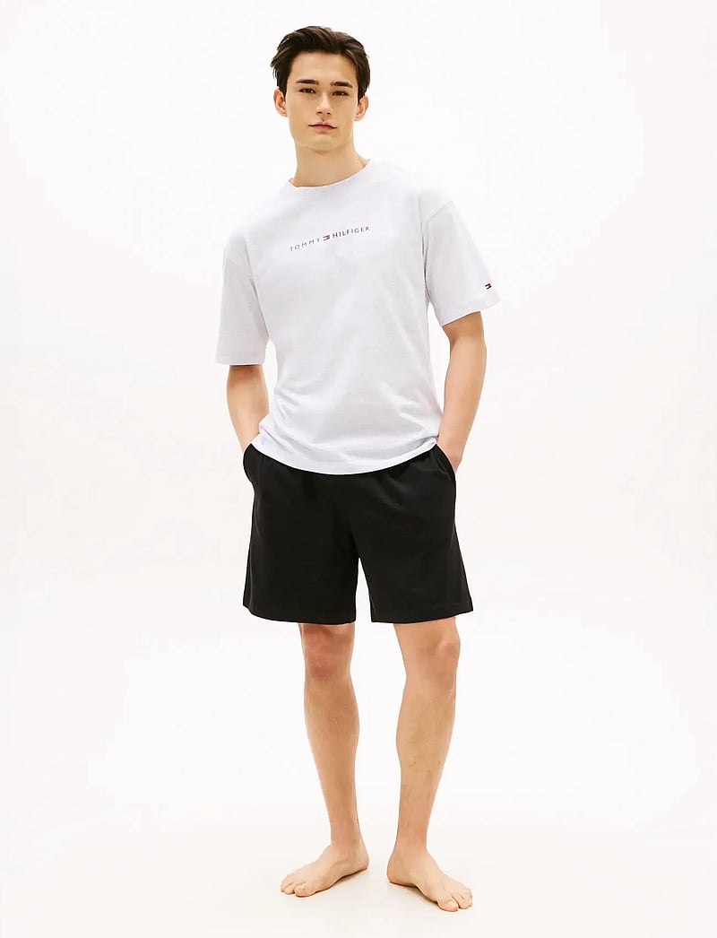 Tommy Hilfiger - JERSEY PJ SHORT - pyjamasbyxor - black - 3