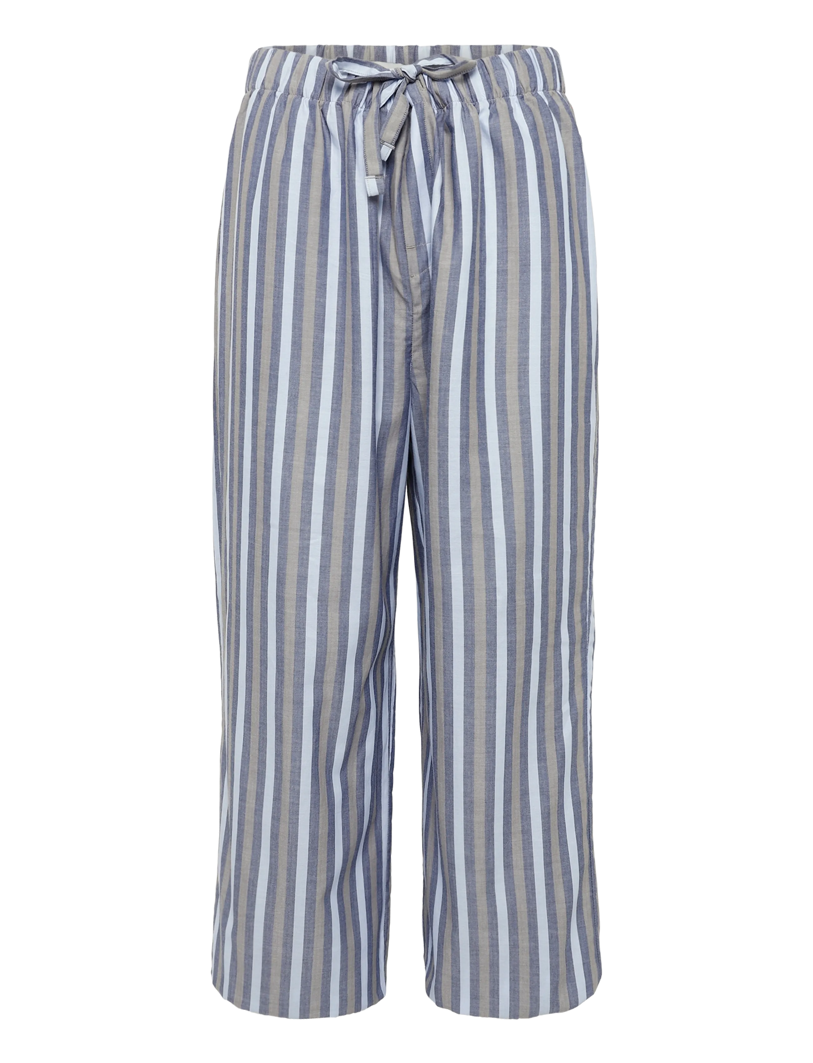 Tommy Hilfiger - LS WOVEN PJ SET PRINT SELF WB - nattøj sæt - carbon navy   herringbone stripe - 3
