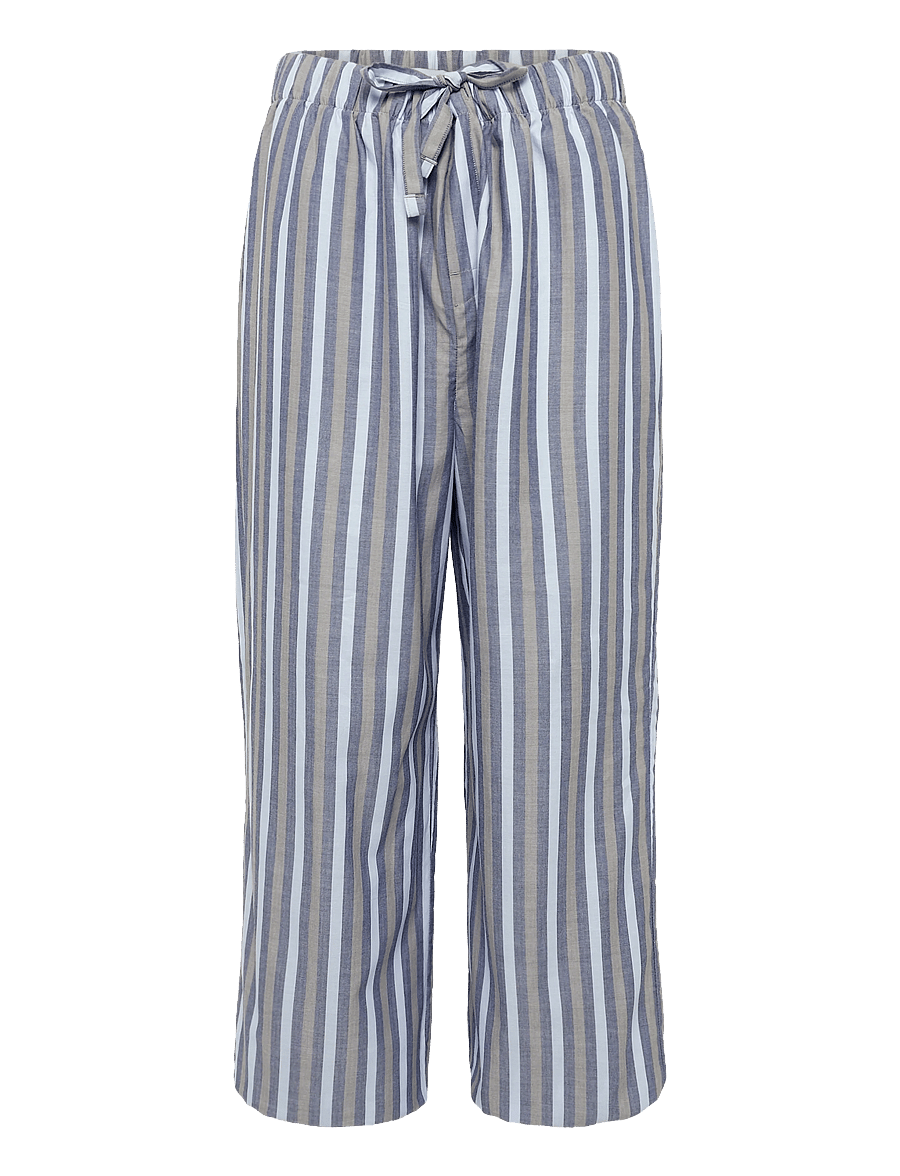 Tommy Hilfiger - LS WOVEN PJ SET PRINT SELF WB - nattøj sæt - carbon navy herringbone stripe - 3