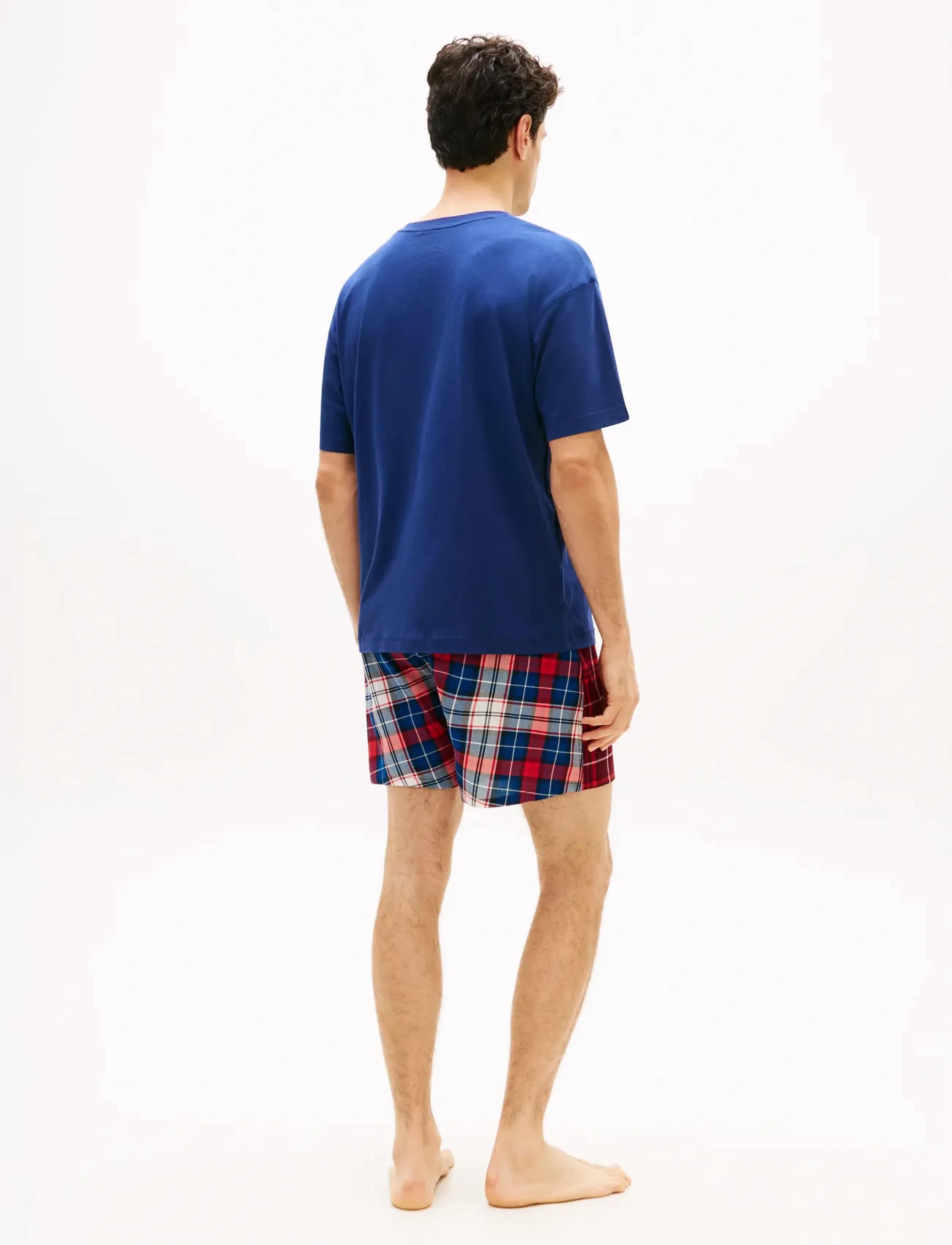 TOMMY HILFIGER Printed Poplin Short Pajama Set pyjamas herr – bild 5