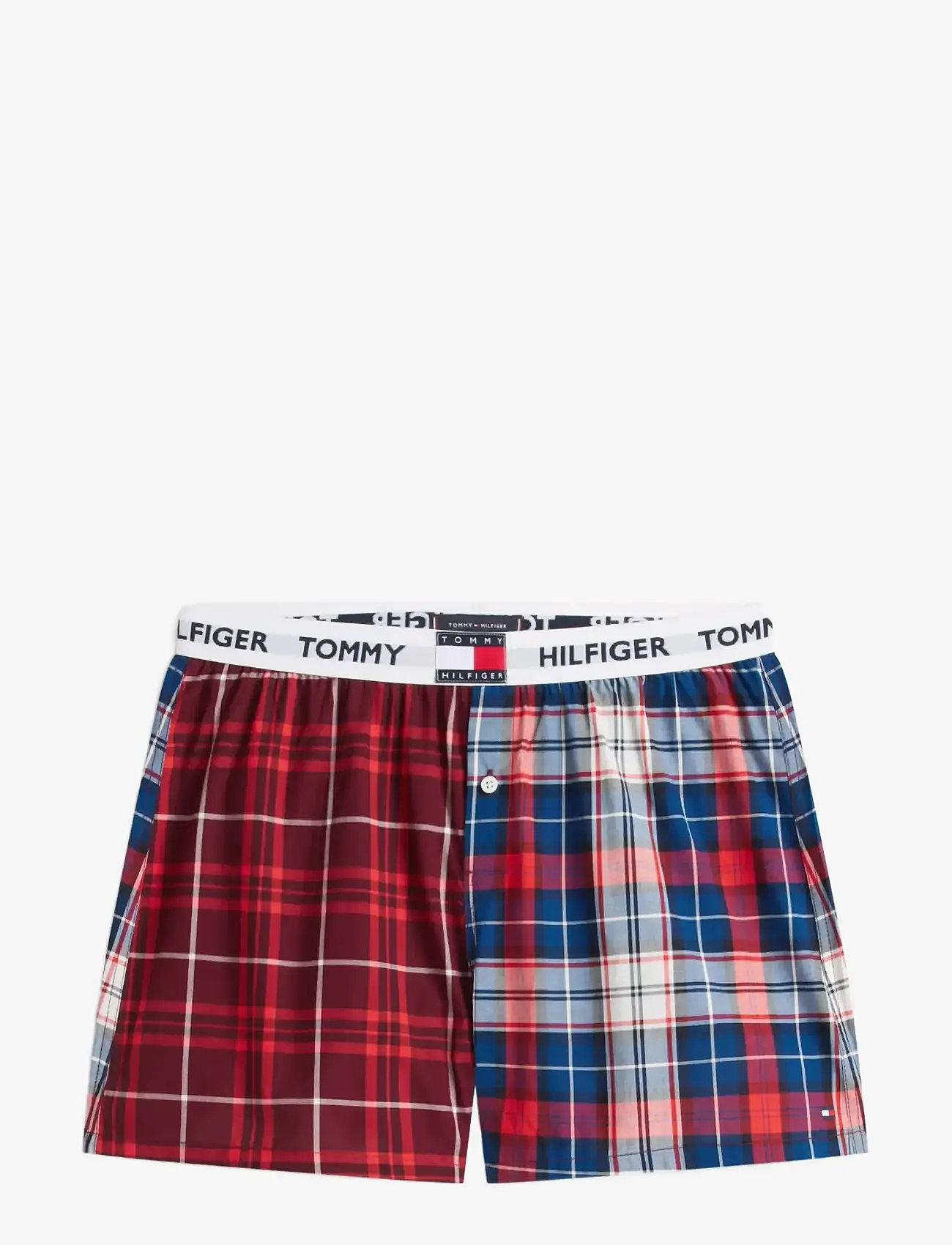 Tommy Hilfiger - SS WOVEN SHORT PRINT SET - pyjamasets - preppy navy  heritage plaid clash - 3