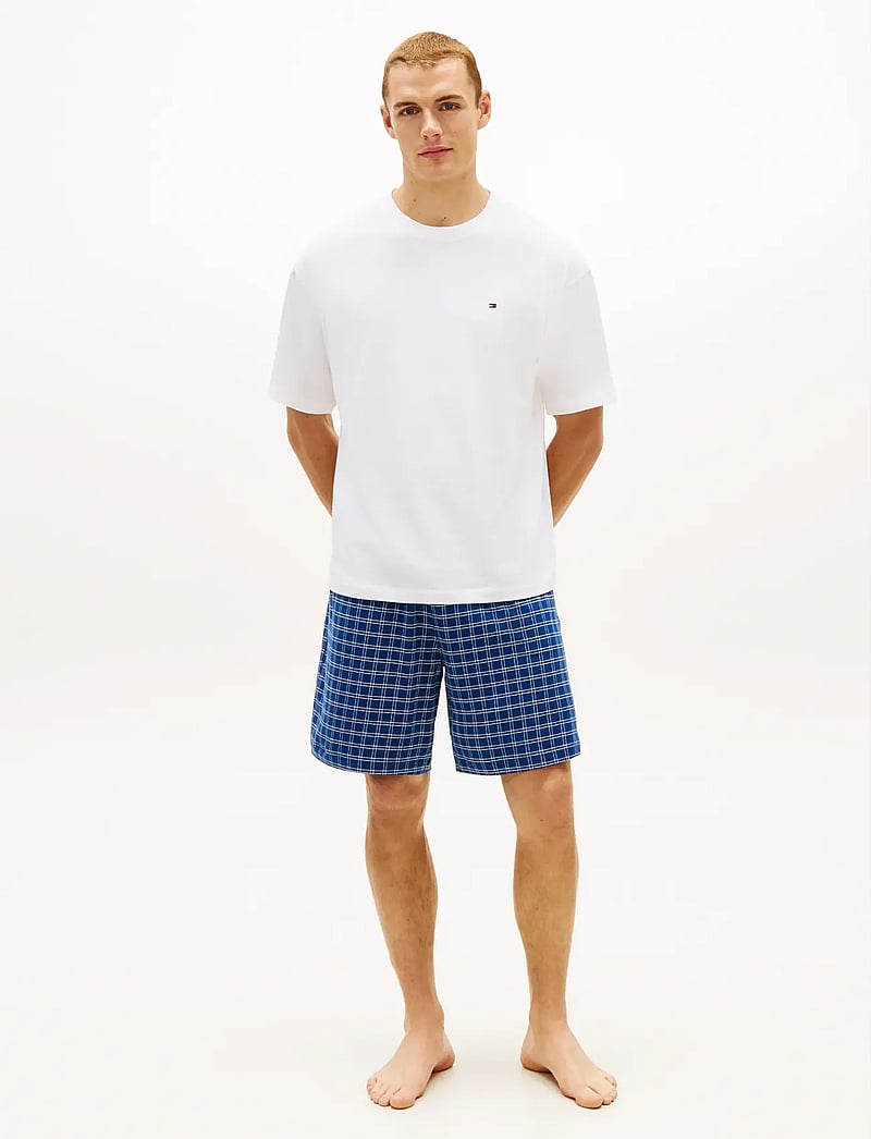 Tommy Hilfiger - SS JERSEY PJ SET PRINT - pyjamasets - white window pain check - 0