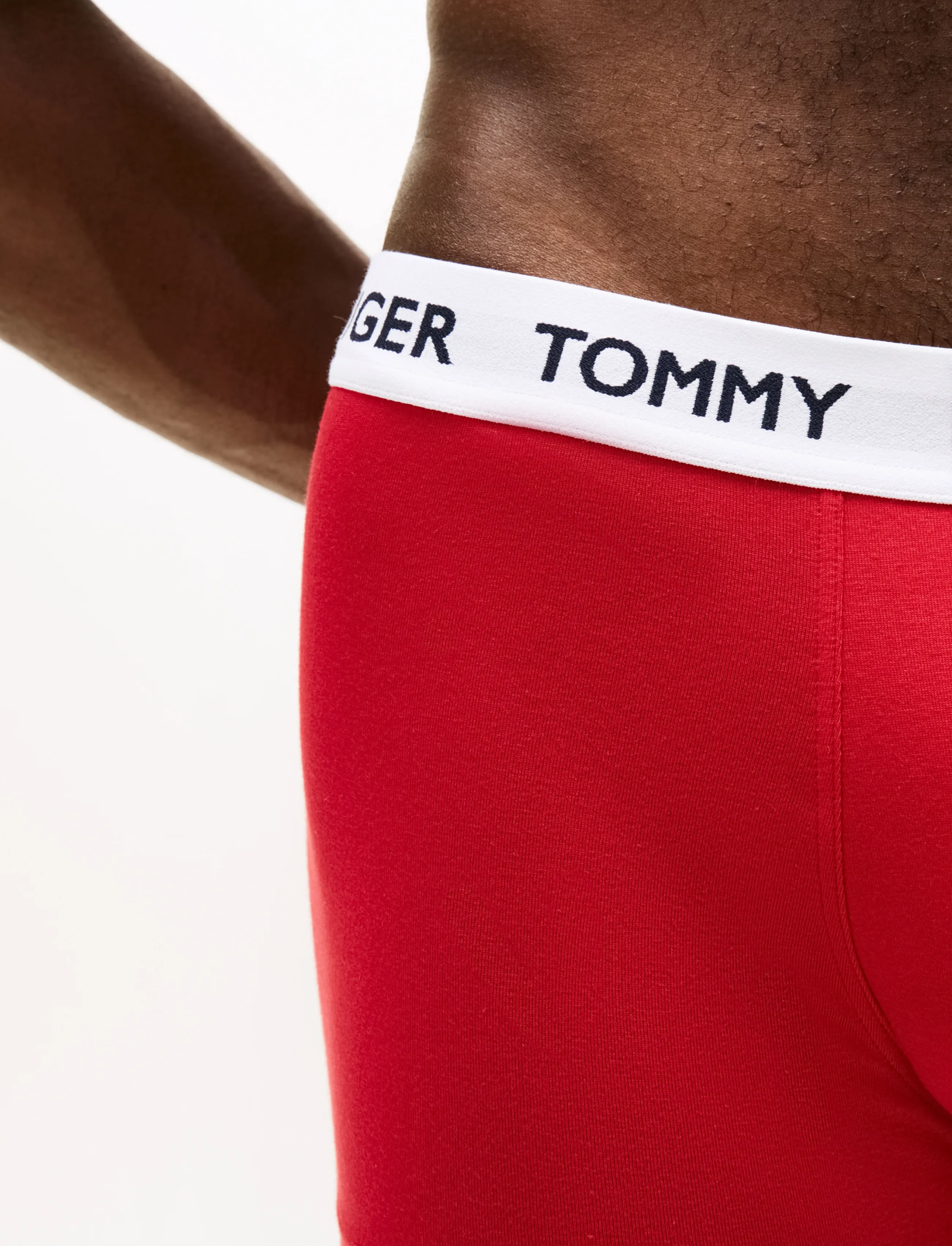 Tommy Hilfiger - 3-Pack Cotton Trunk - unterhosen im multipack - medium red white navy blue - 3