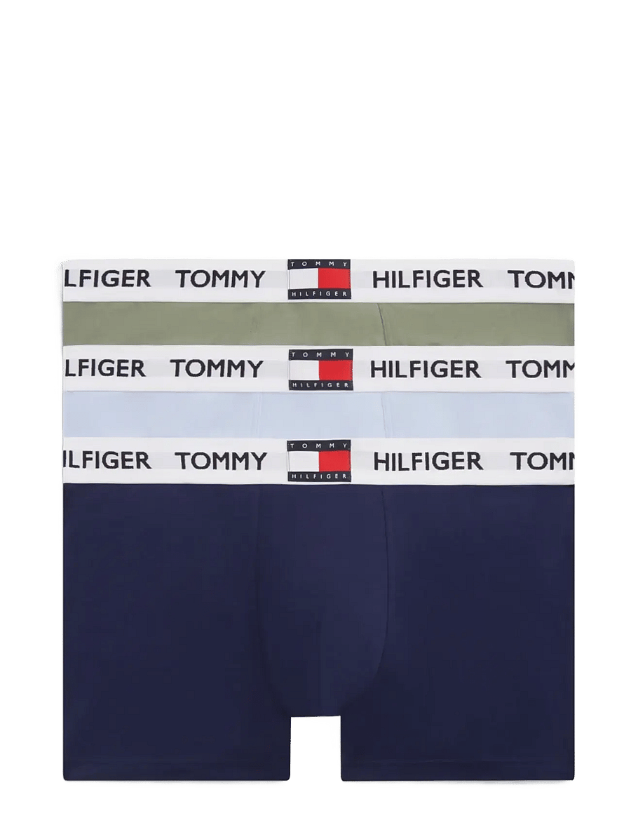 Tommy Hilfiger - 3P TRUNK - multipack underpants - utl sge prppy nvy keepsake blu - 1