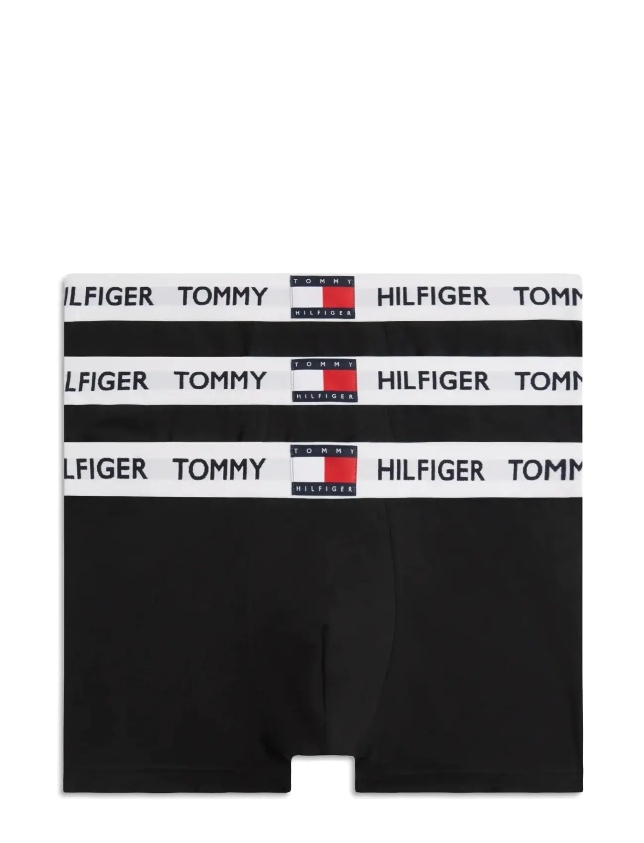 Tommy Hilfiger 3-Pack Cotton Trunk - Campaign - BLACK BLACK BLACK / black