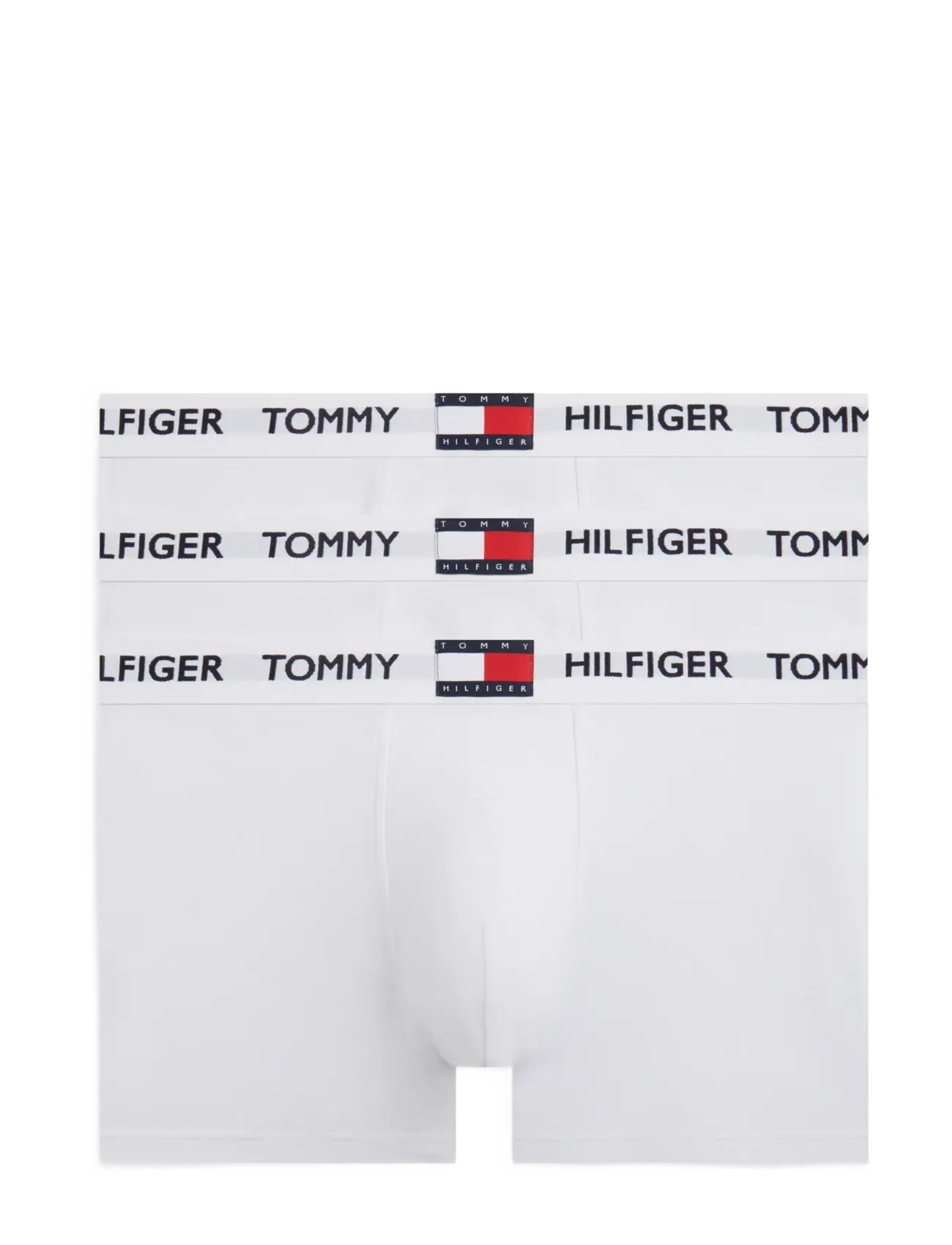 Tommy Hilfiger - 3-Pack Cotton Trunk - multipack underbukser - white white white - 1