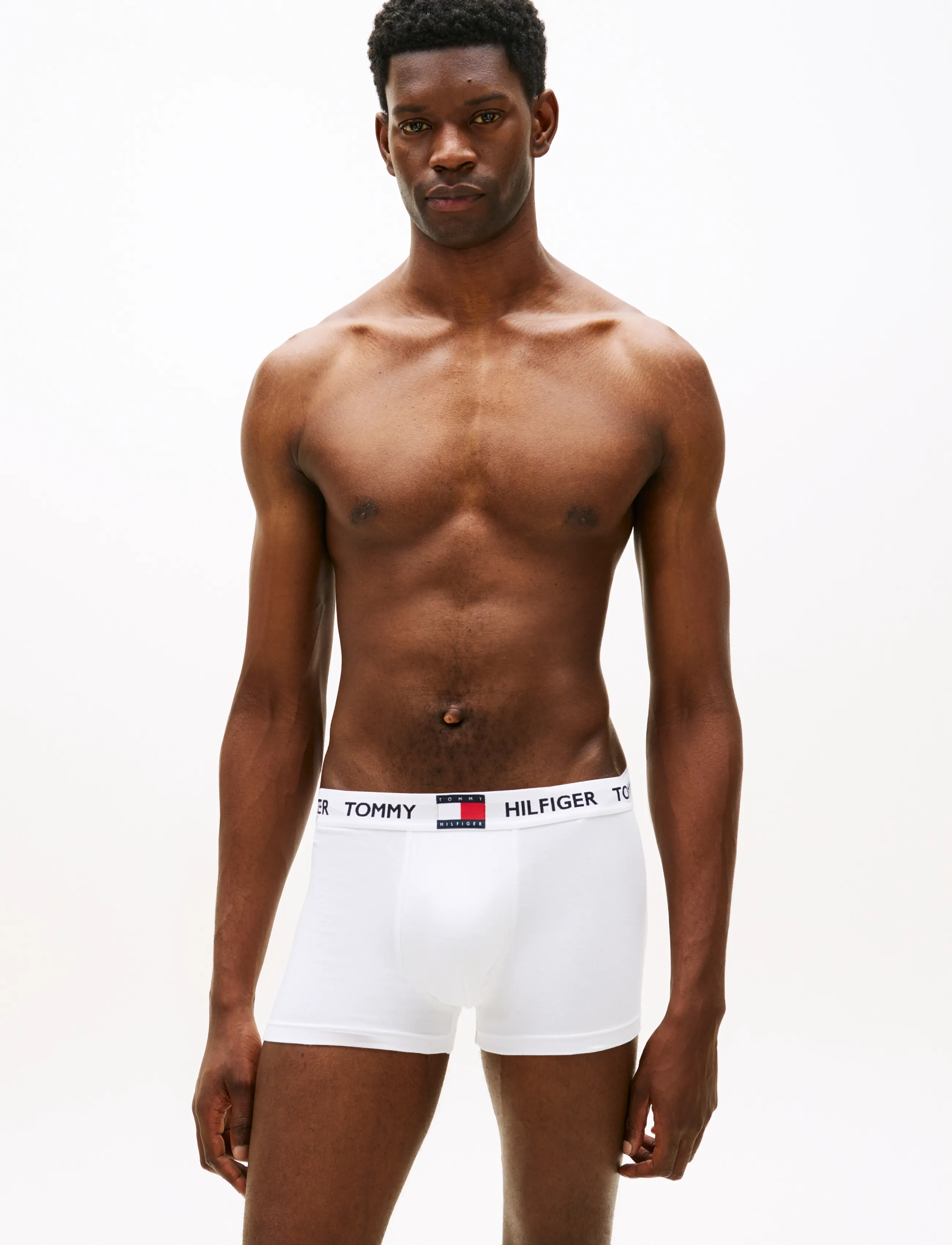 Tommy Hilfiger 3-Pack Cotton Trunk - Tommy Hilfiger - WHITE WHITE WHITE / white