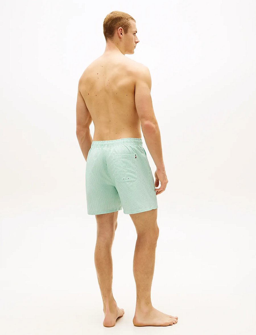 Tommy Hilfiger - MEDIUM DRAWSTRING ITHACA - badehose - jade wink ecru ithaca - 2