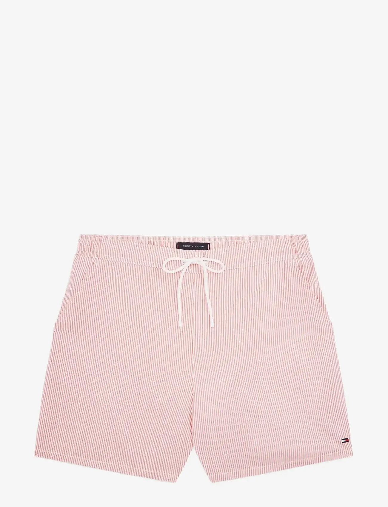 Tommy Hilfiger - MEDIUM DRAWSTRING ITHACA - badehose - terra red   ecru ithaca - 1