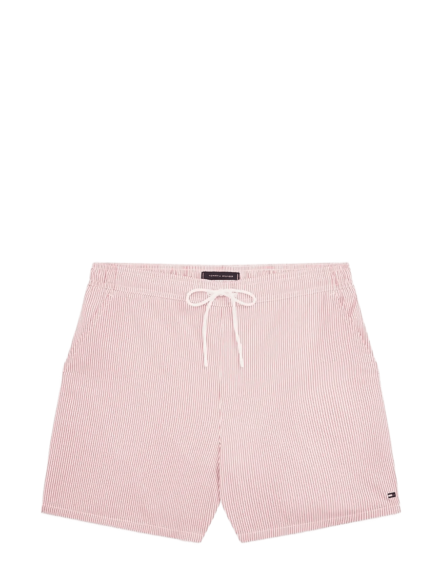 Tommy Hilfiger - MEDIUM DRAWSTRING ITHACA - ujumispüksid - terra red ecru ithaca - 1