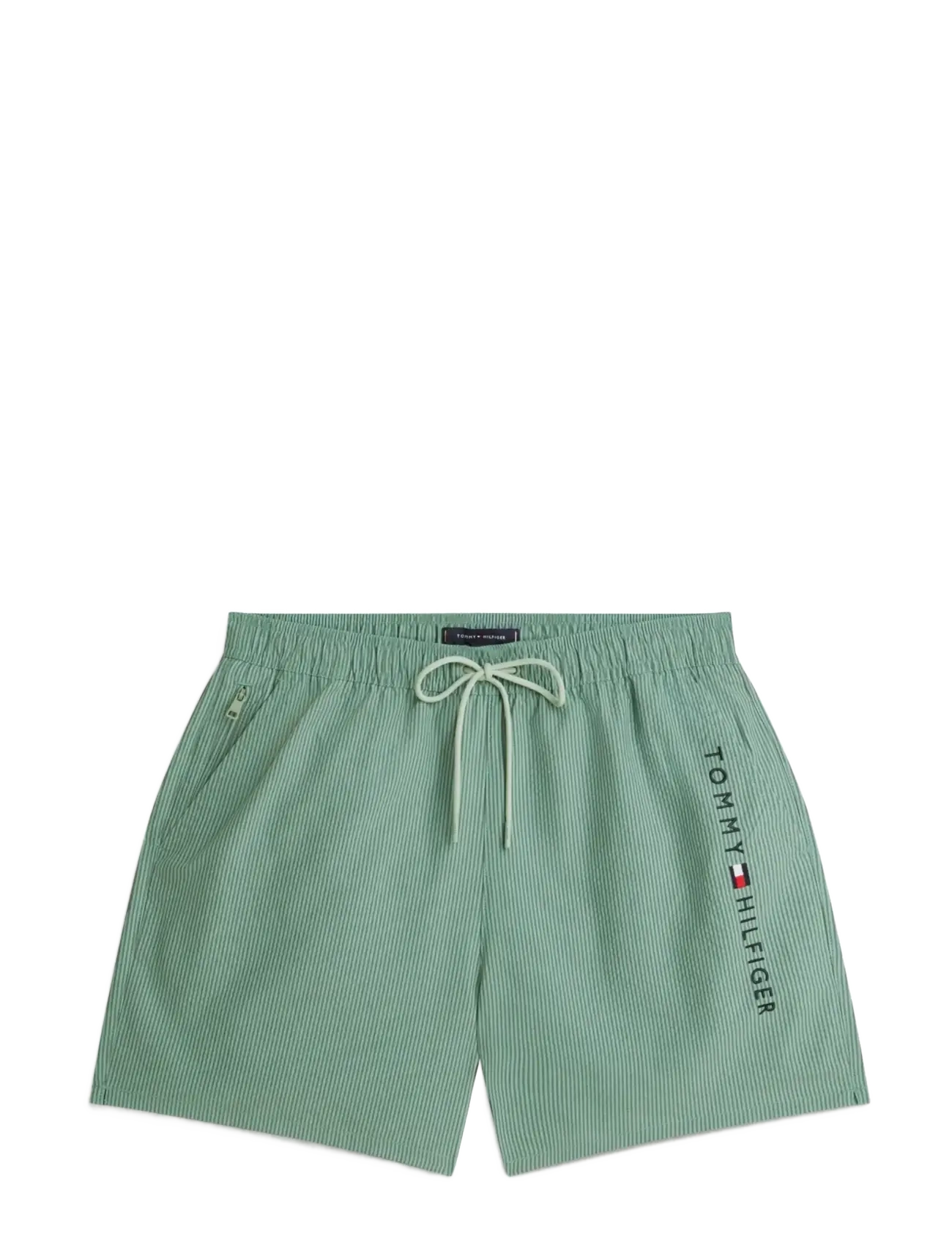 Tommy Hilfiger MEDIUM DRAWSTRING ITHACA zip - Tommy Hilfiger - ARMY GREEN   MINTY GREY ITHACA / green
