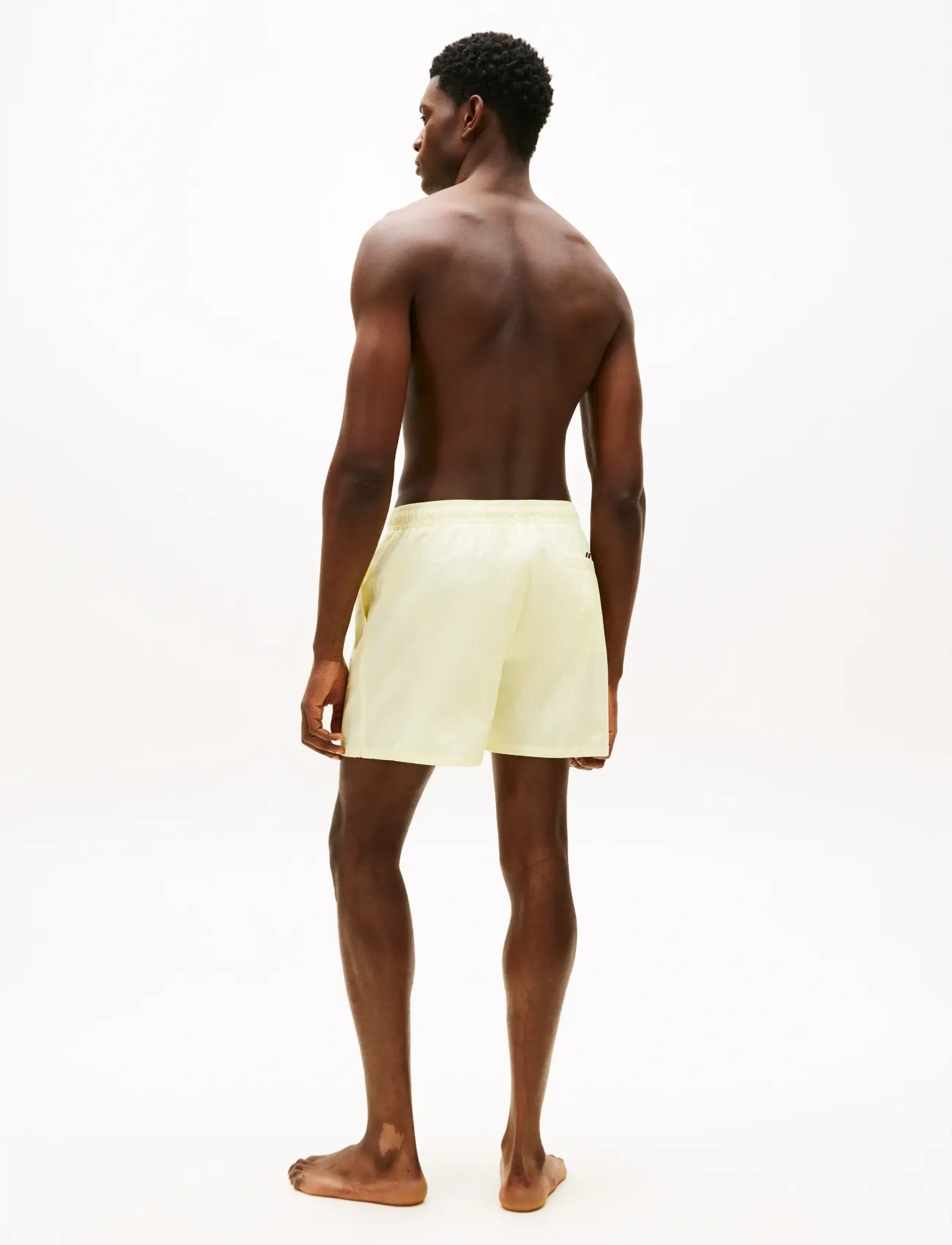Tommy Hilfiger - MEDIUM DRAWSTRING ITHACA zip - lühikesed ujumispüksid - buttercup yellow   ecru ithaca - 2