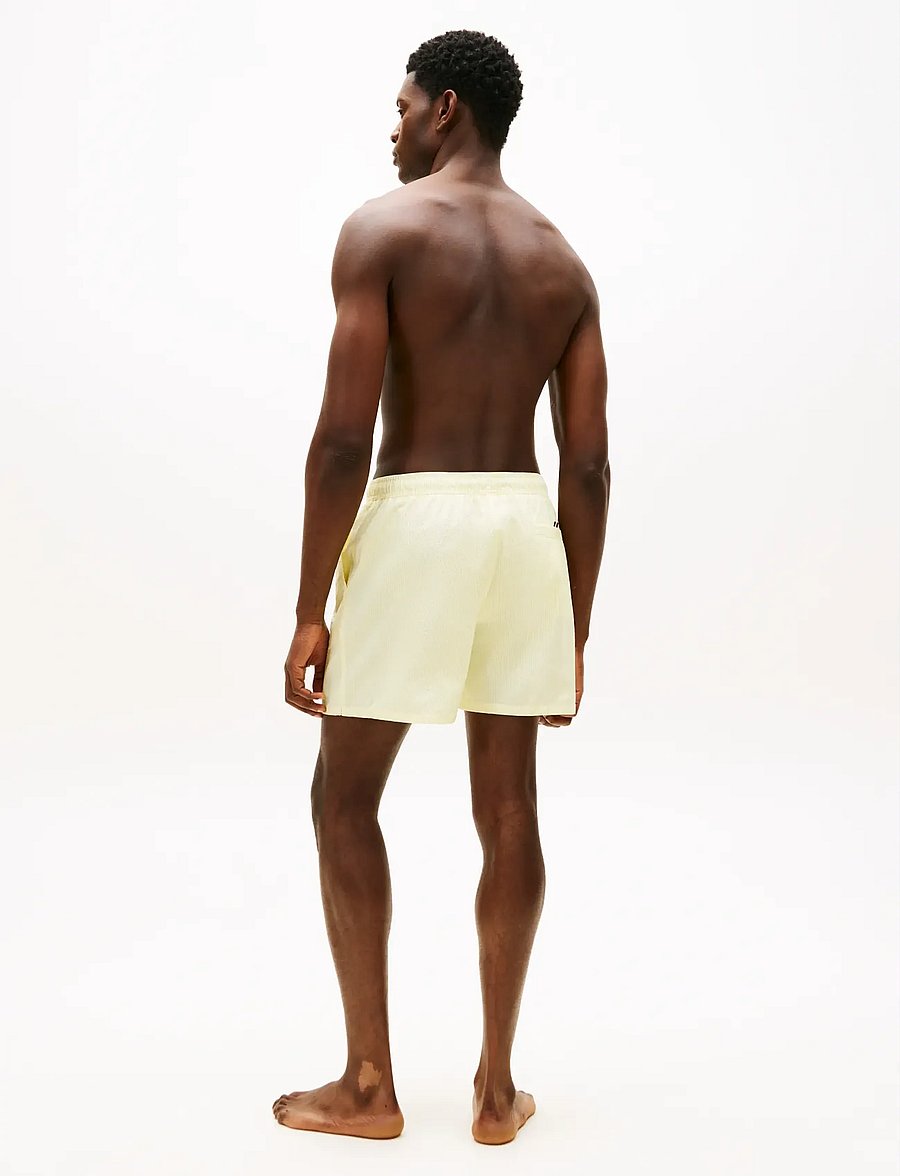 Tommy Hilfiger - MEDIUM DRAWSTRING ITHACA zip - badehose - buttercup yellow ecru ithaca - 2