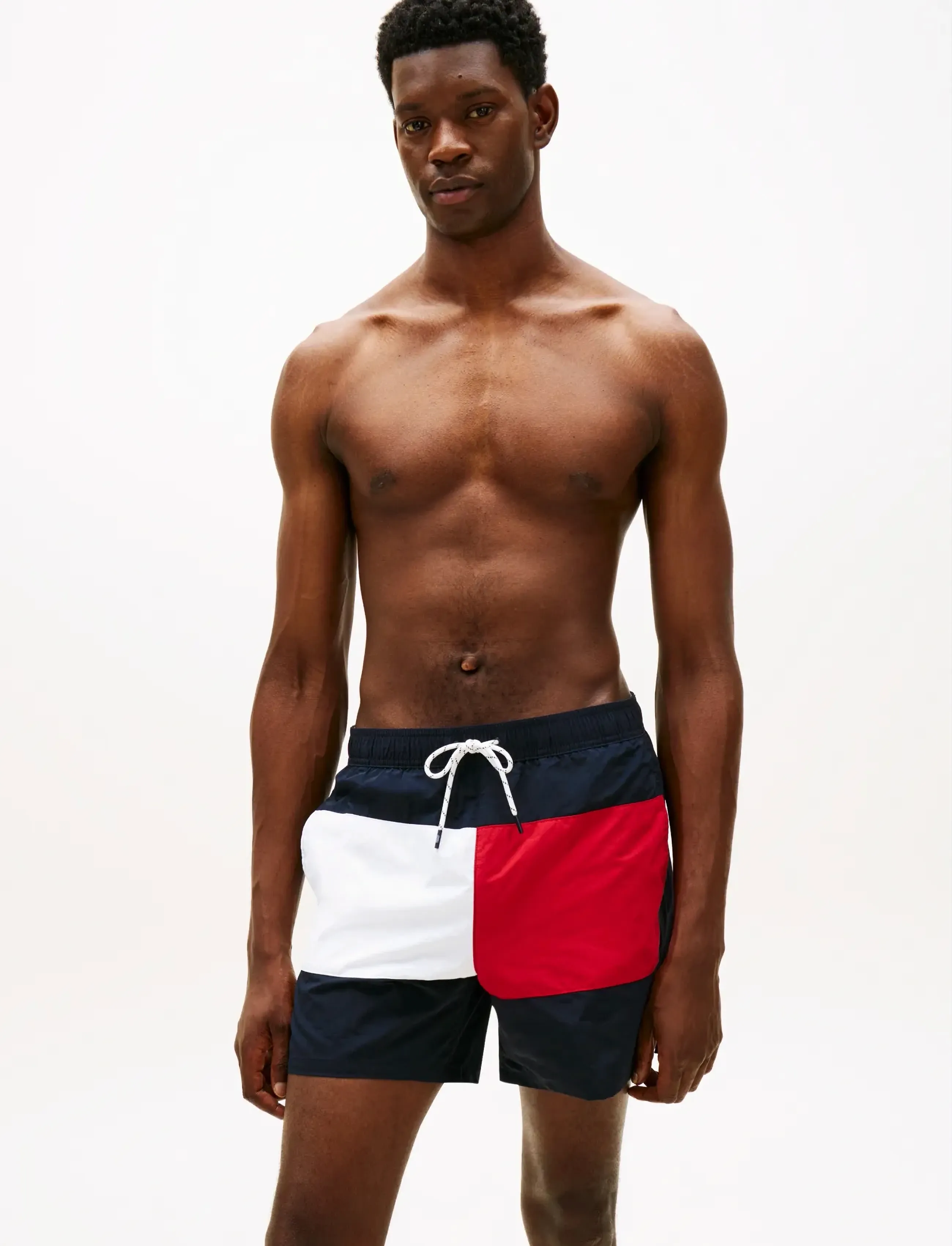 Tommy Hilfiger MEDIUM DRAWSTRING ARCHIVE - Badkläder - DESERT SKY / navy