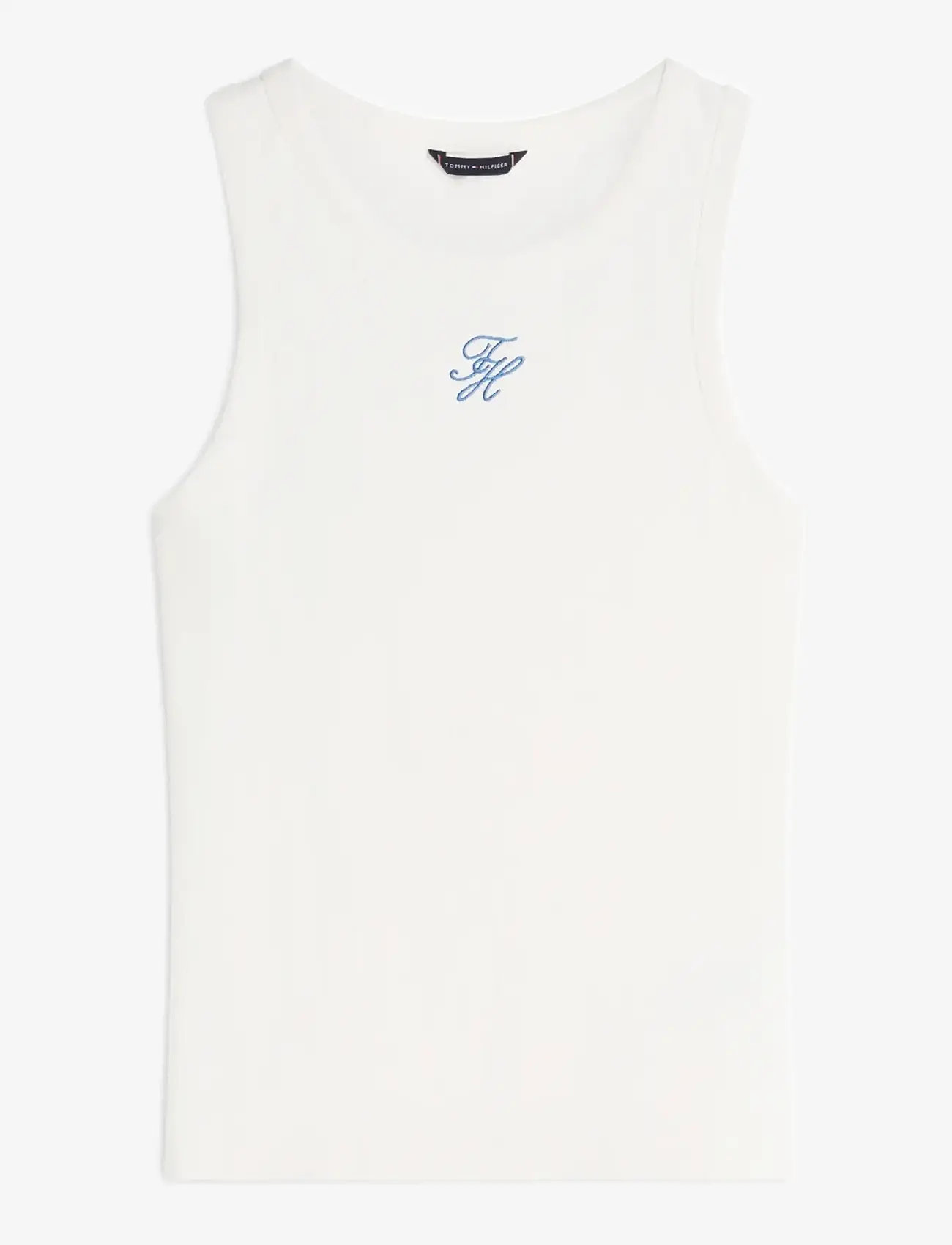 Tommy Hilfiger - RIB TANK - tanktops - ivory petal - 1