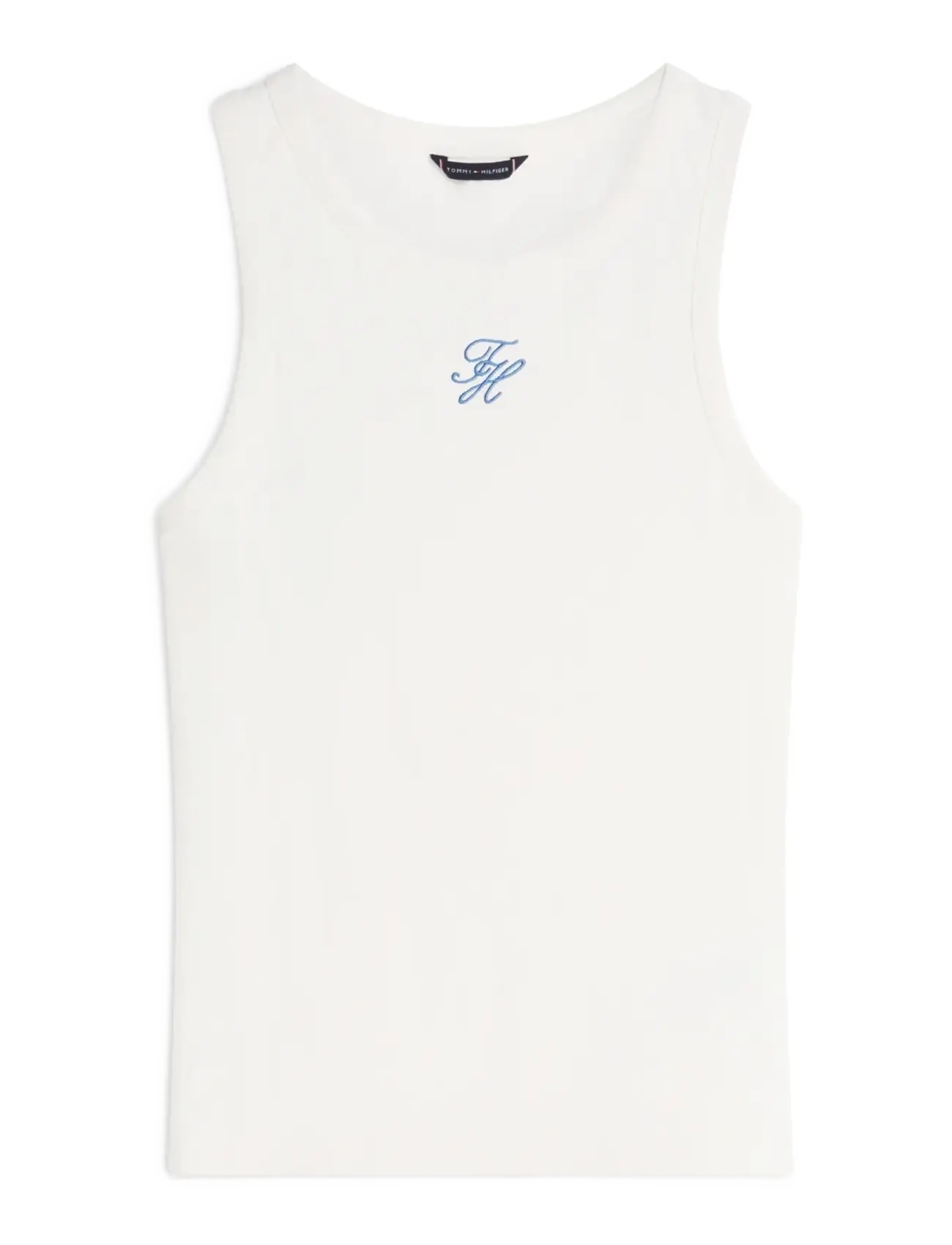 Tommy Hilfiger RIB TANK - Tanktops - IVORY PETAL / cream