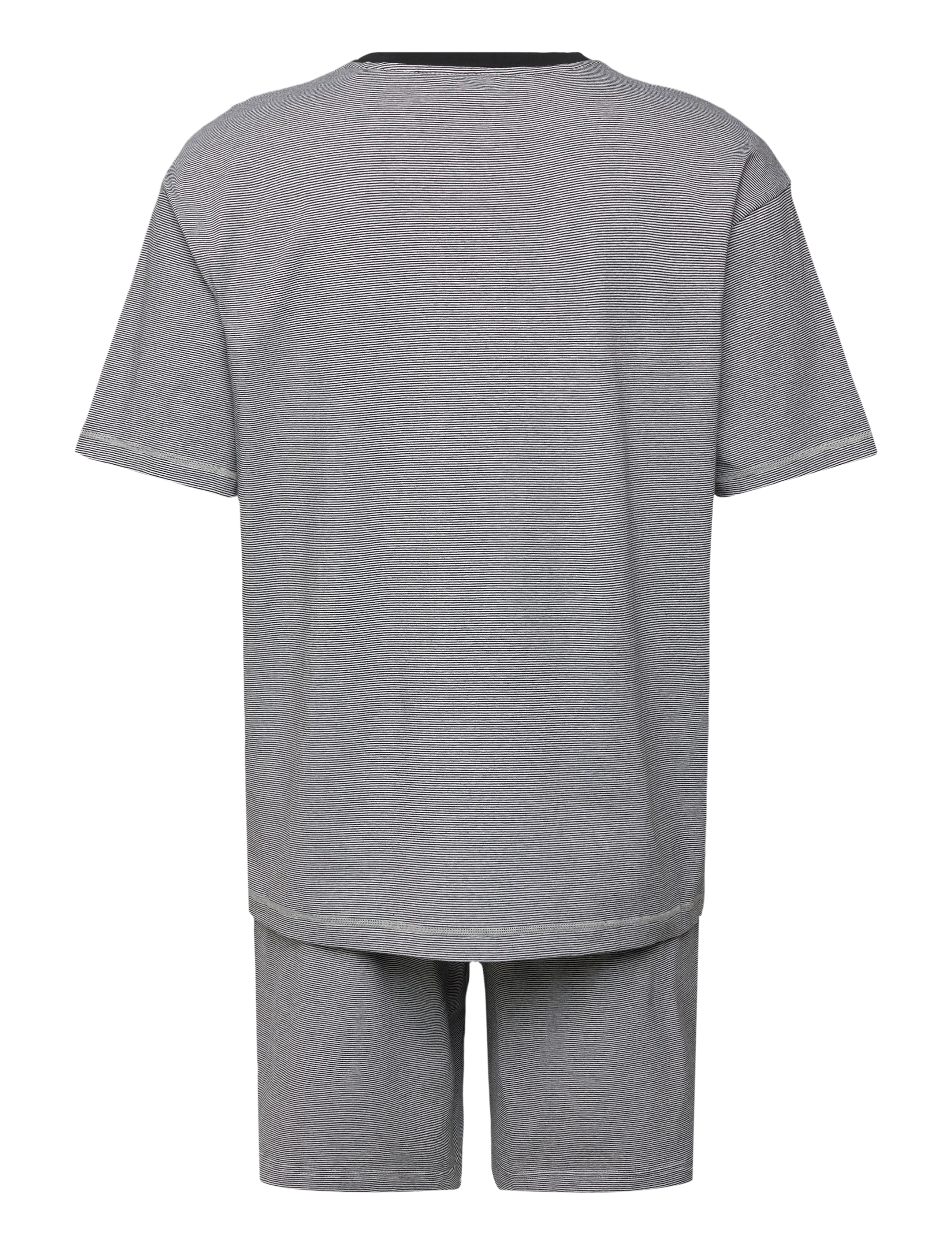 Tommy Hilfiger - SS JERSEY PJ SET MINI STRIPE - nattøj sæt - black mini stripe - 2