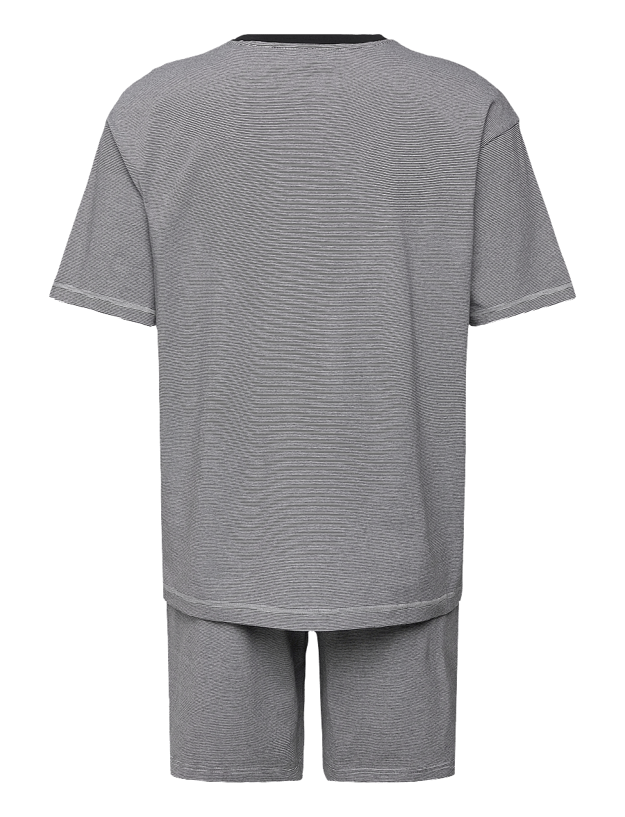 Tommy Hilfiger - SS JERSEY PJ SET MINI STRIPE - pyjamasets - black mini stripe - 2