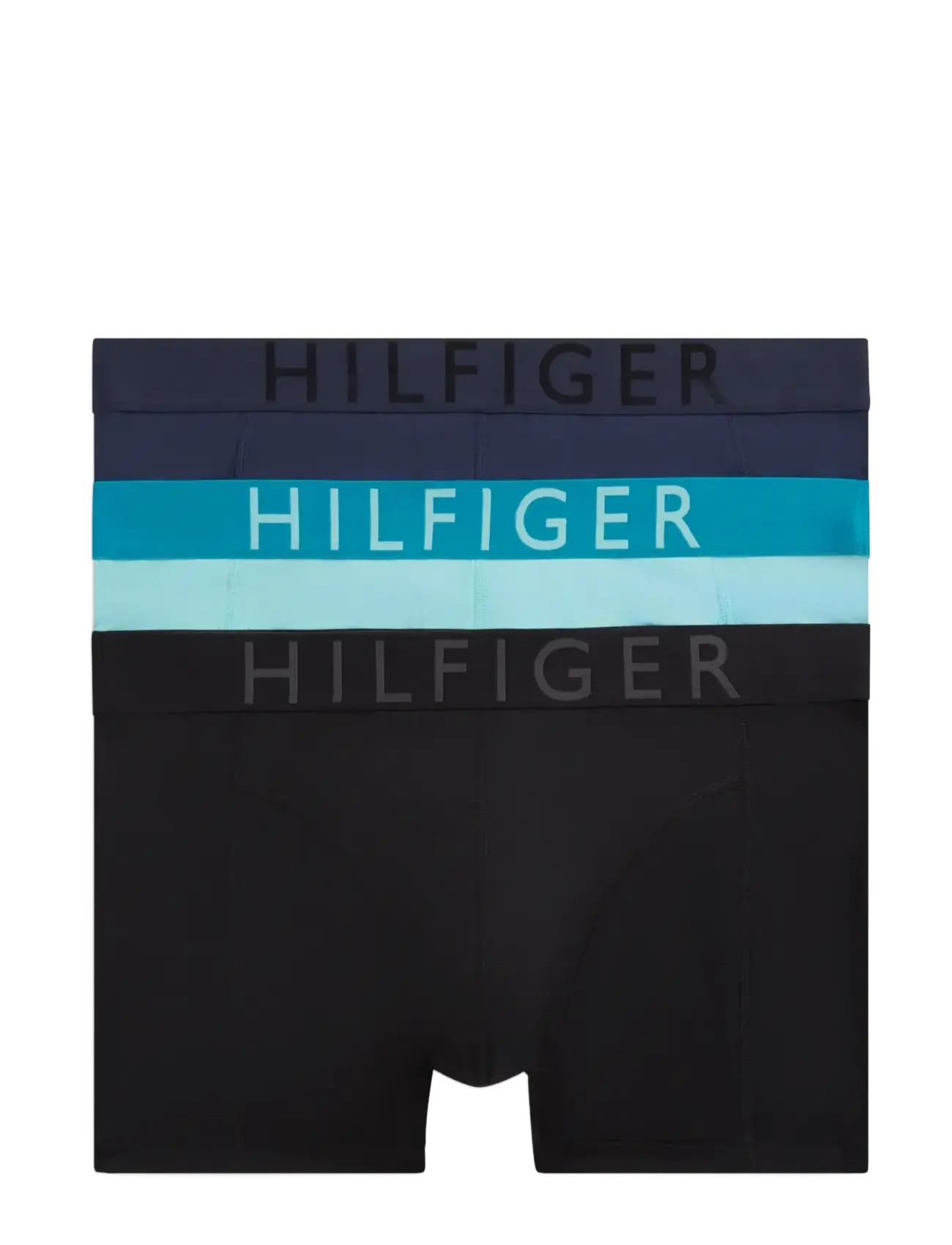 Tommy Hilfiger 3P TRUNK w cooling tech - Boxershorts - ACT AQU BLK PITCH BLU / blue