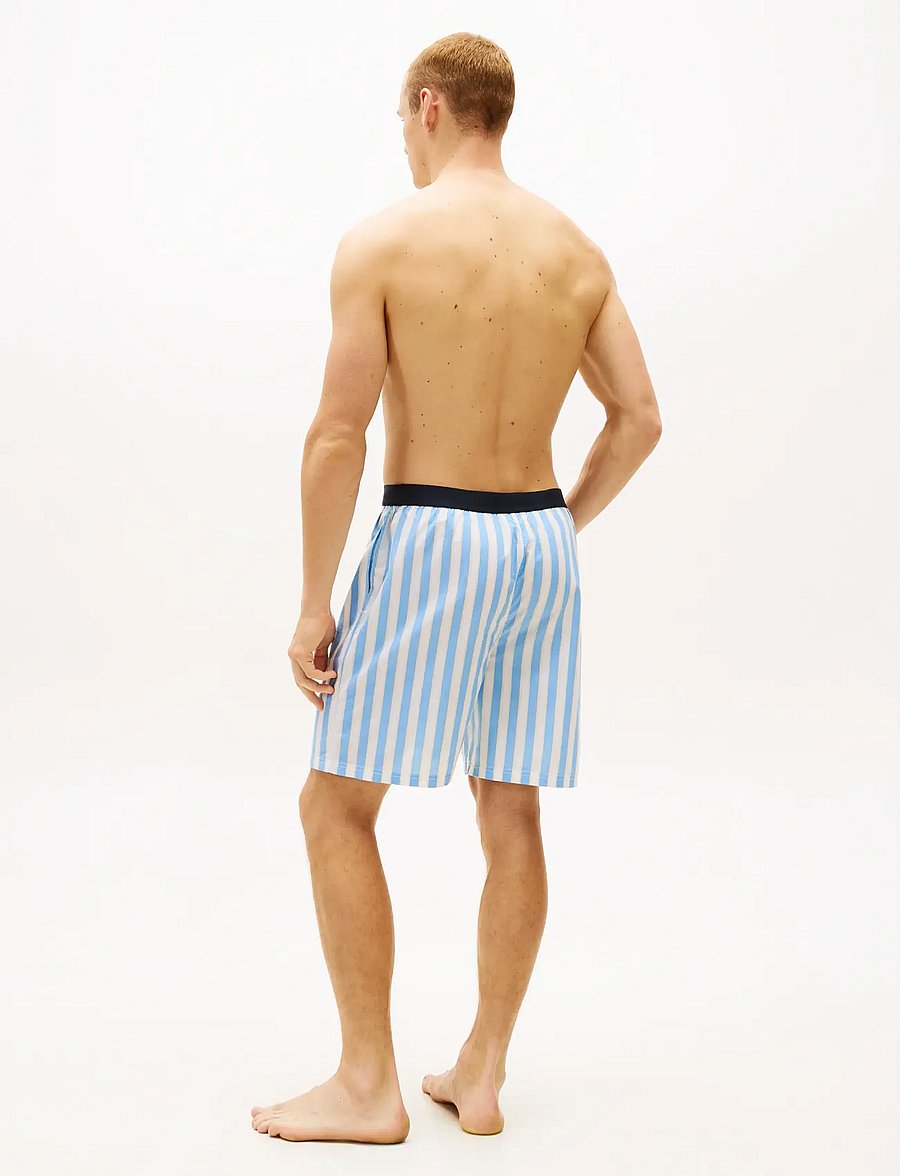 Tommy Hilfiger - RELAXED WOVEN SHORT PRINT - pyjamahose - deck chair stripe - 2
