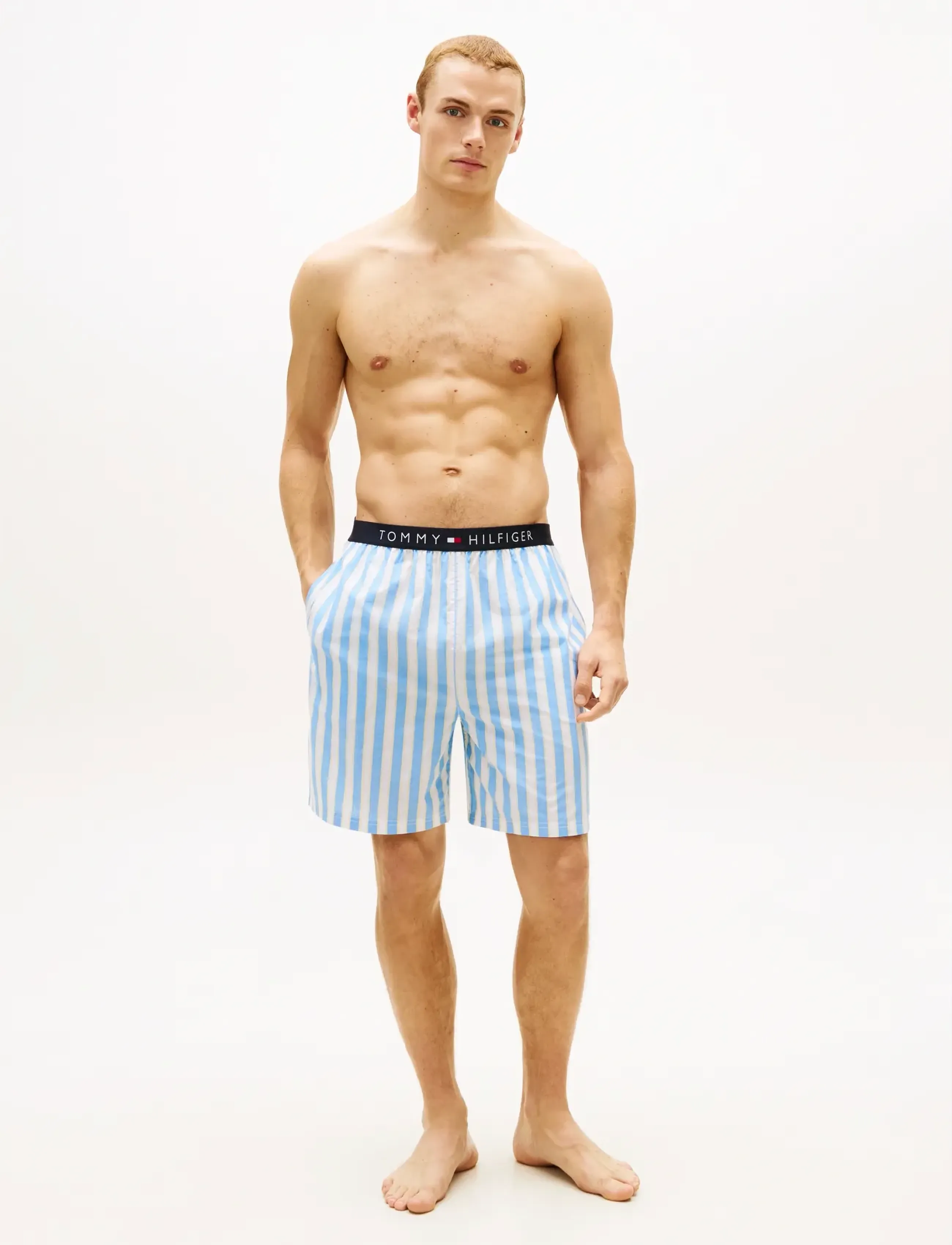Tommy Hilfiger - RELAXED WOVEN SHORT PRINT - natbukser - deck chair stripe - 3