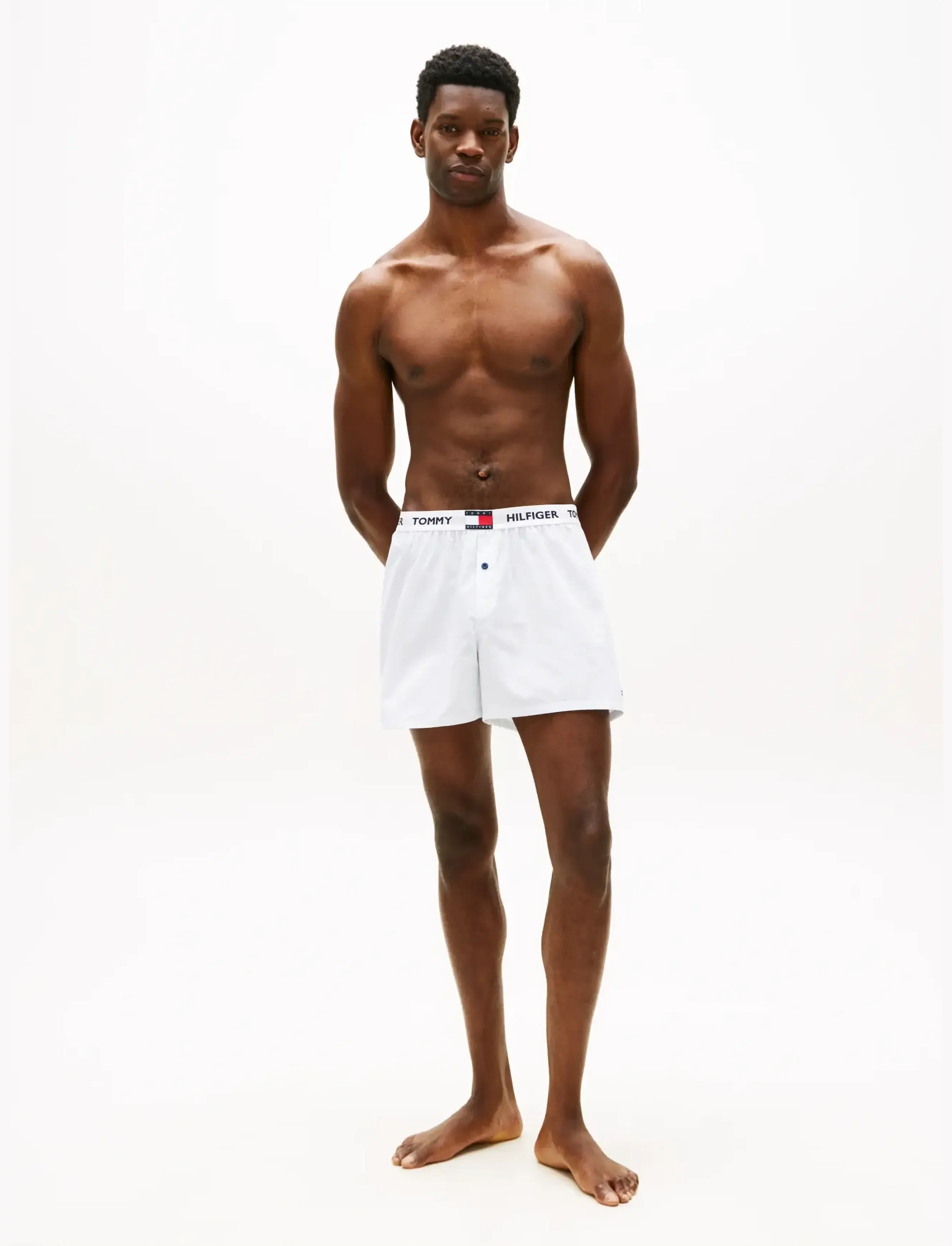 Tommy Hilfiger - 3P WOVEN BOXER ELAS WB - unterhosen im multipack - prp nvy tmmy trtn ithica - 2