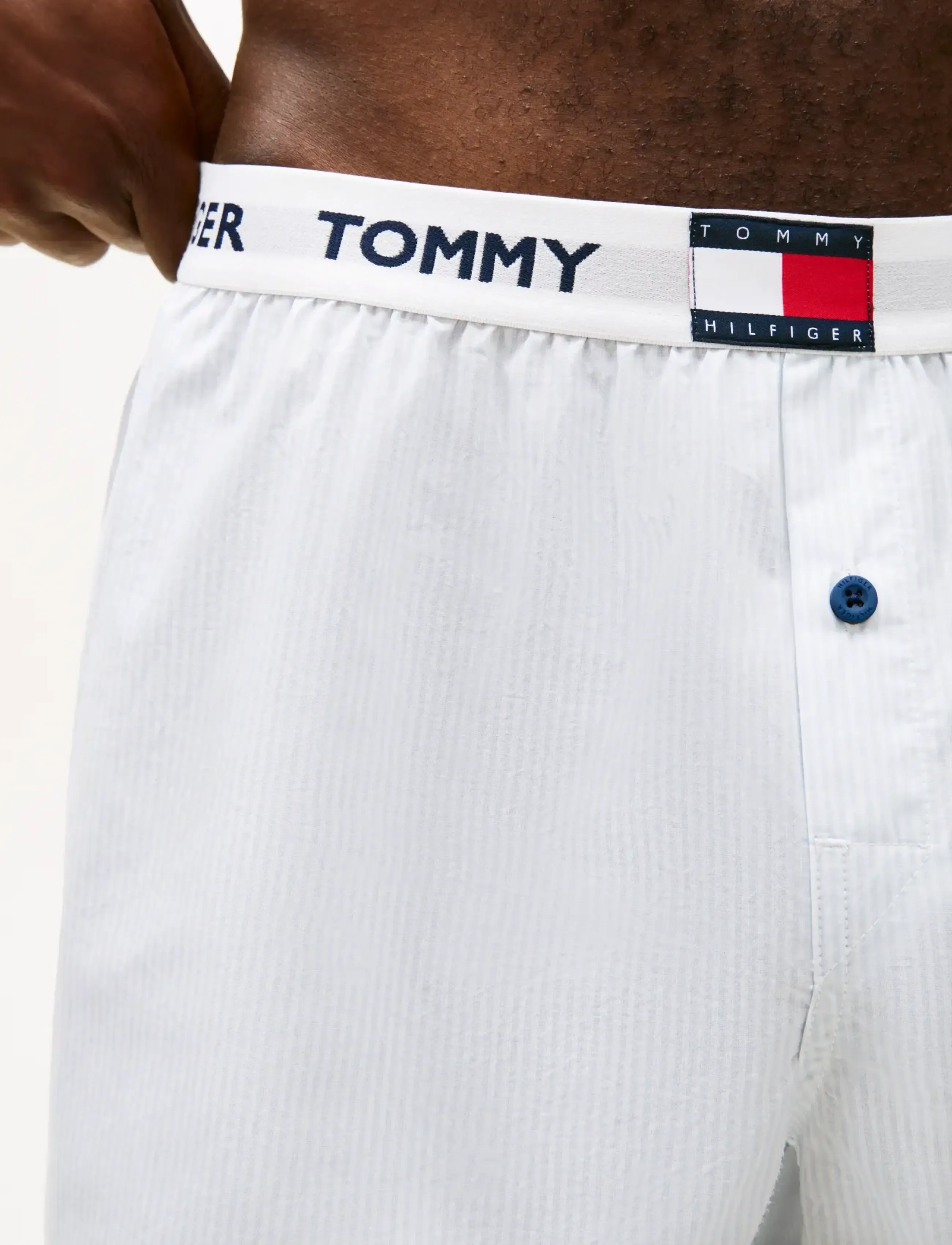 Tommy Hilfiger - 3P WOVEN BOXER ELAS WB - unterhosen im multipack - prp nvy tmmy trtn ithica - 3