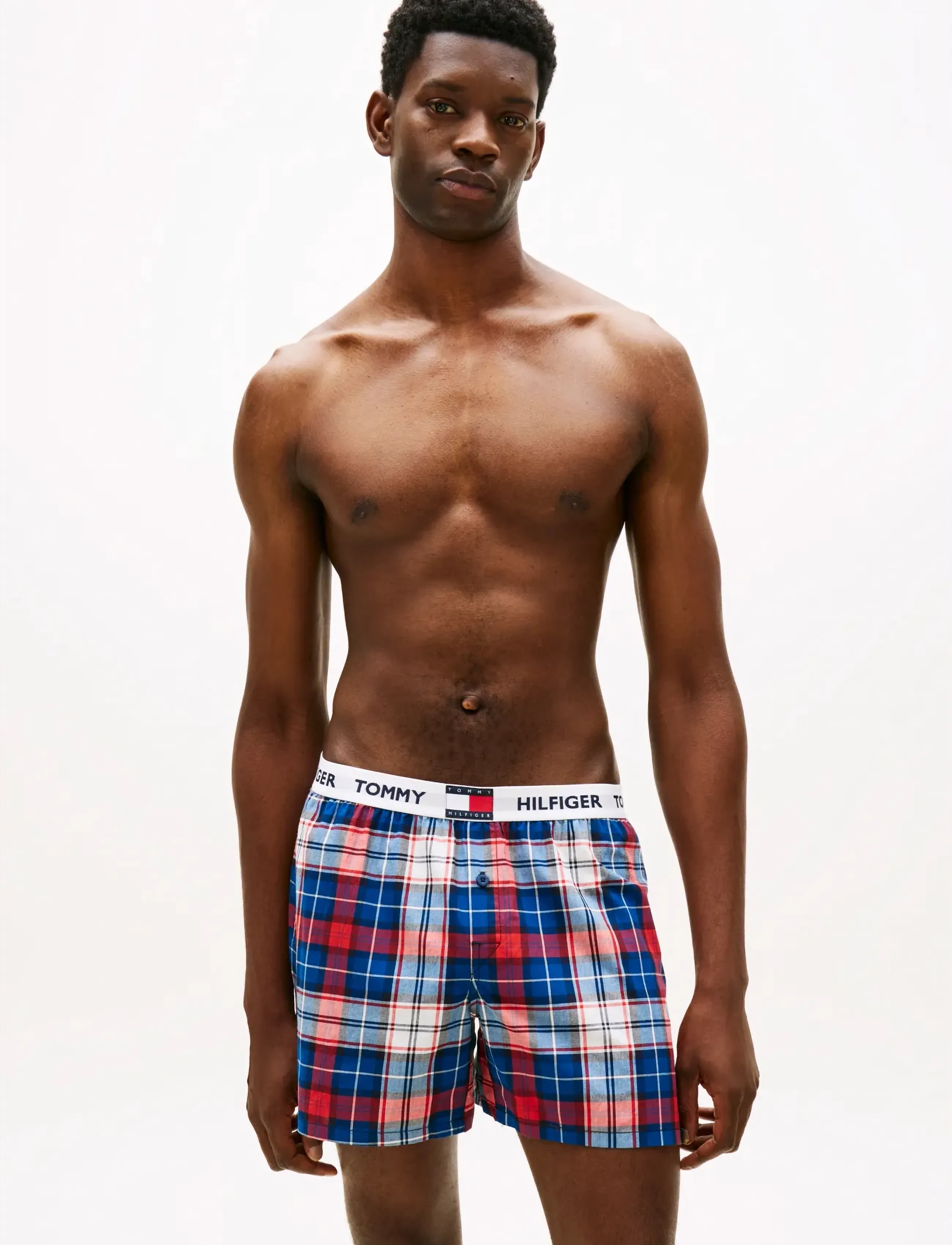 Tommy Hilfiger - 3P WOVEN BOXER ELAS WB - unterhosen im multipack - prp nvy tmmy trtn ithica - 4