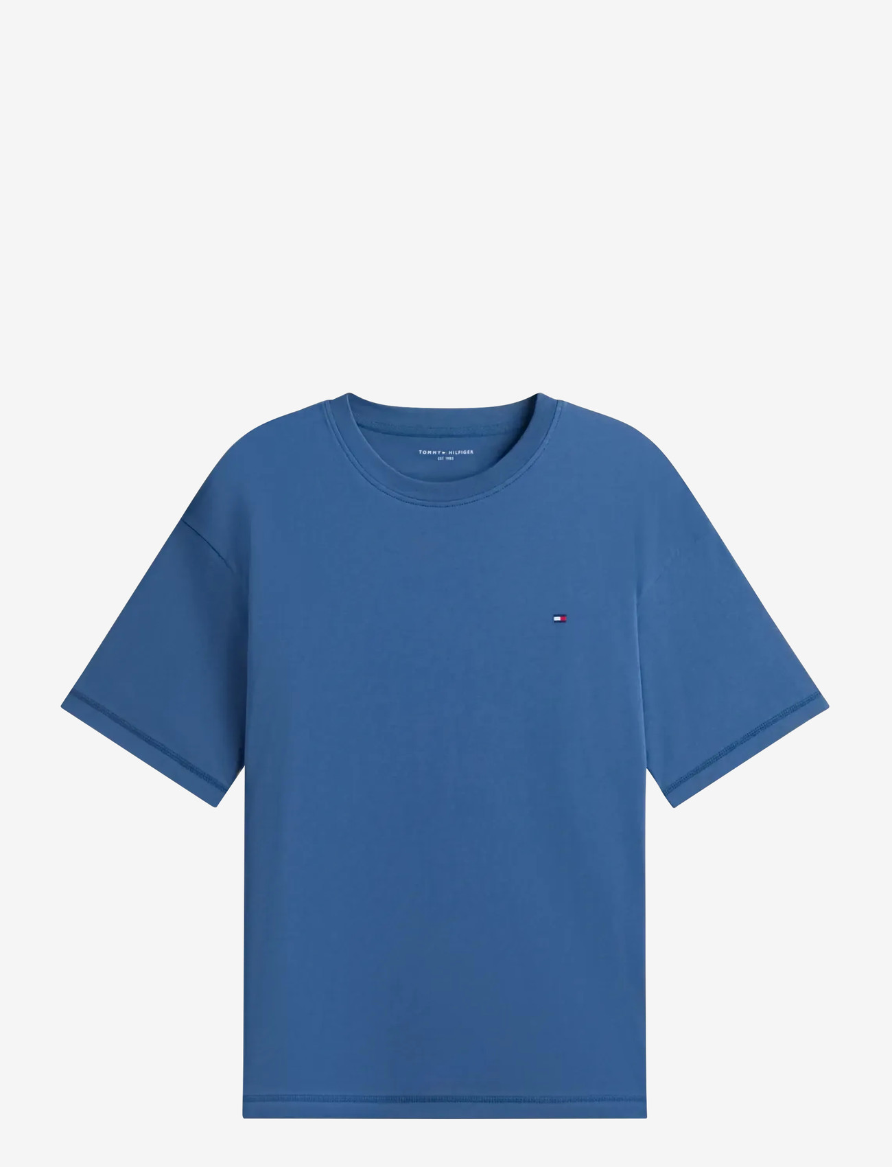 Tommy Hilfiger - SS WOVEN SHORT PRINT SET - nattøj sæt - aegean sea th script geo - 2