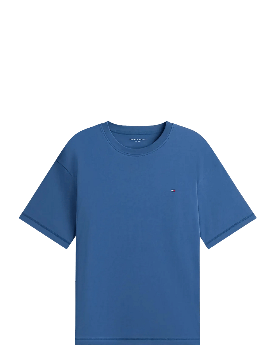 Tommy Hilfiger - SS WOVEN SHORT PRINT SET - pidžaamakomplektid - aegean sea th script geo - 2
