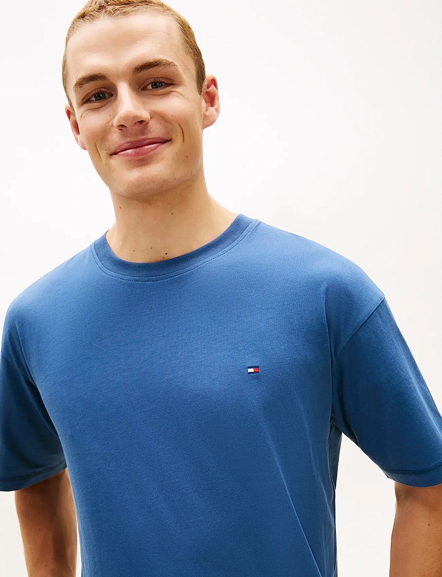 Tommy Hilfiger - SS WOVEN SHORT PRINT SET - pidžaamakomplektid - aegean sea th script geo - 3