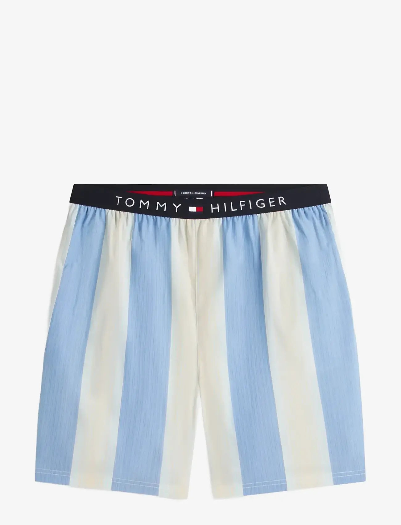 Tommy Hilfiger - SS WOVEN SHORT PRINT SET - nattøj sæt - ecru block stripe - 4