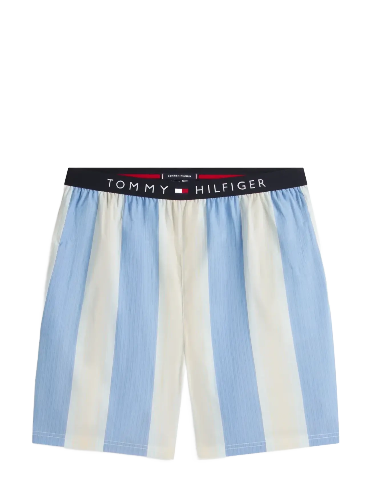 Tommy Hilfiger - SS WOVEN SHORT PRINT SET - pidžaamakomplekt - ecru block stripe - 4