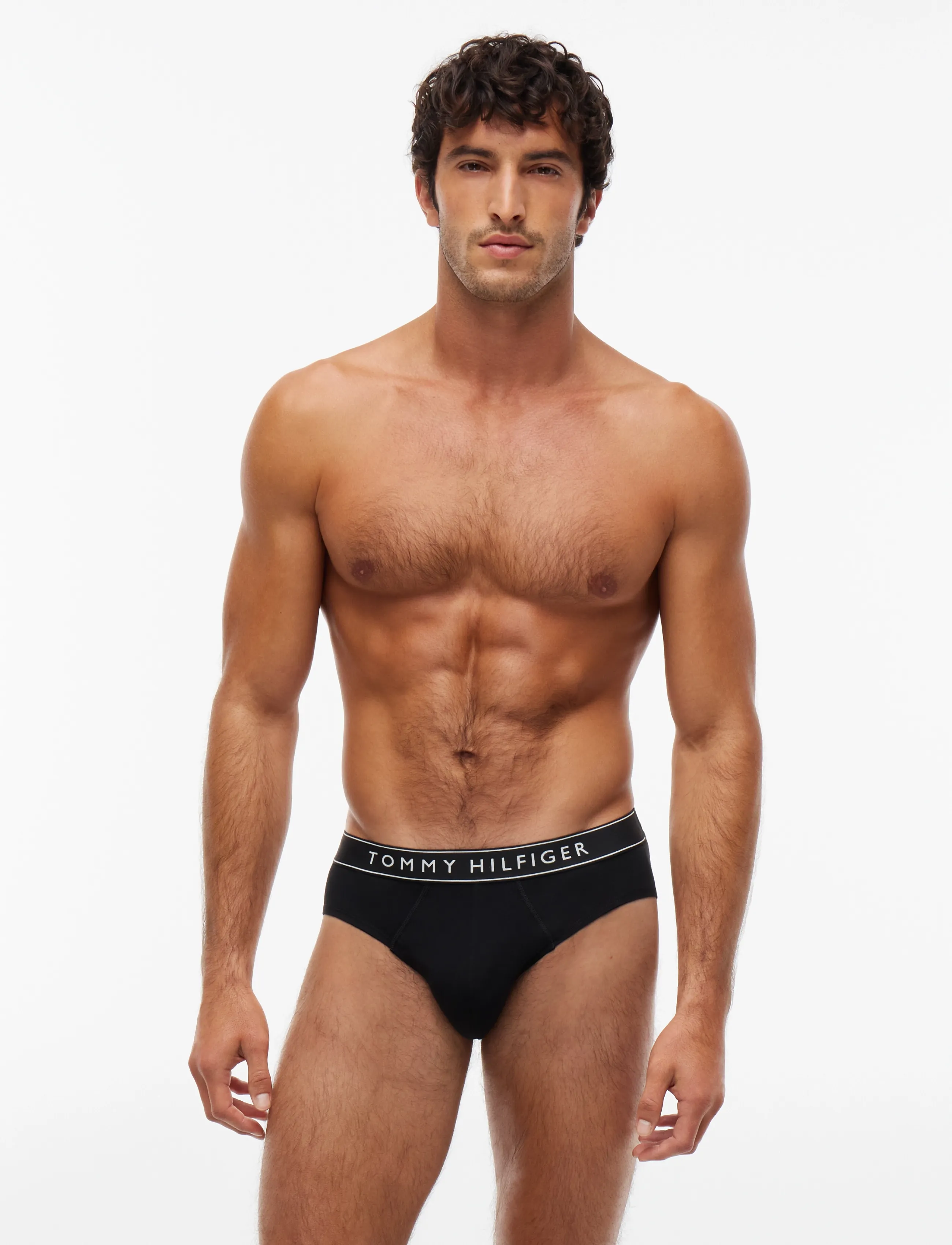 Tommy Hilfiger 3-Pack Cotton Brief - Tommy Hilfiger - BLACK BLACK BLACK / black