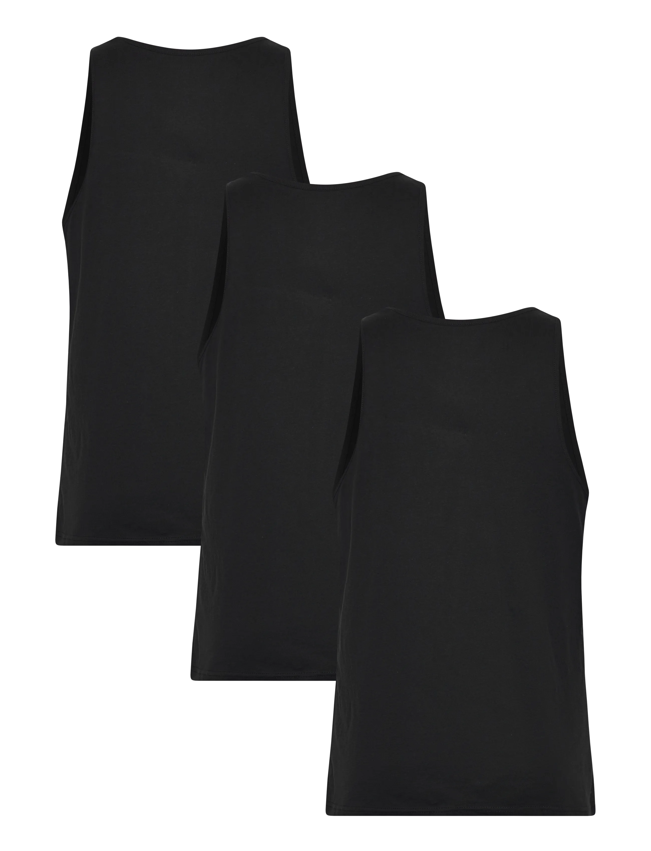 Tommy Hilfiger - 3P TANK TOP - pyjamaoberteil - black black black - 2