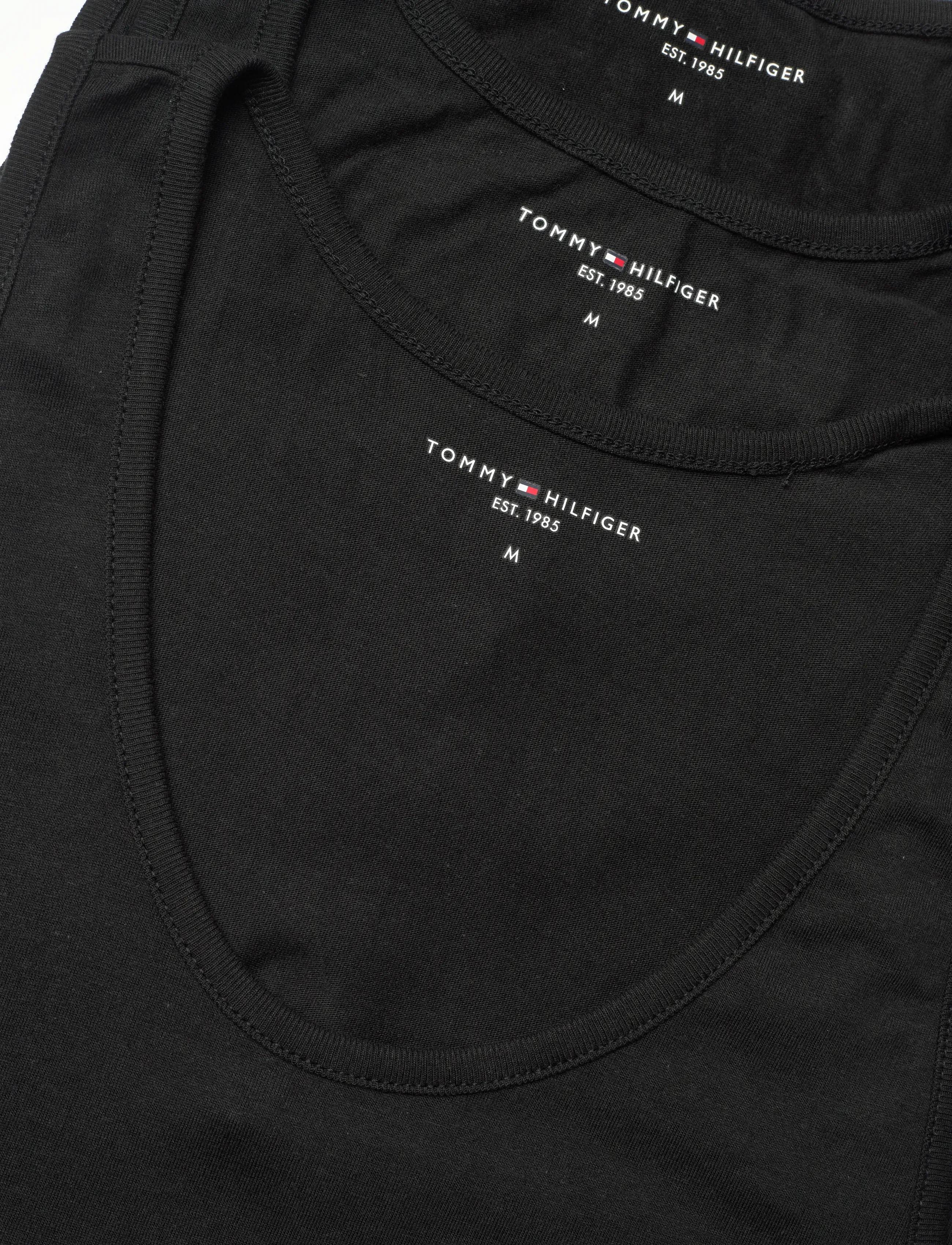 Tommy Hilfiger - 3P TANK TOP - pyjamaoberteil - black black black - 1