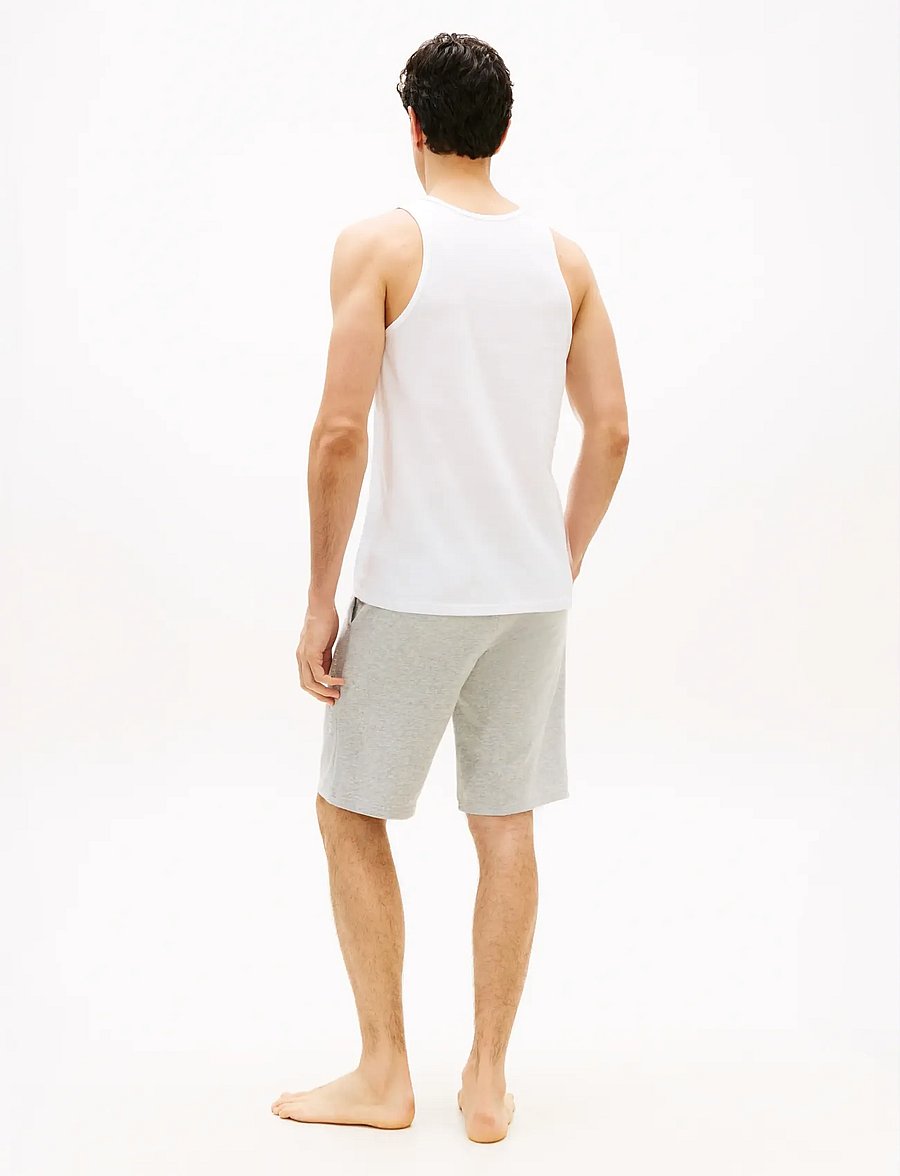 Tommy Hilfiger - 3P TANK TOP - pyjama tops - blu jn lght gry hth white - 2