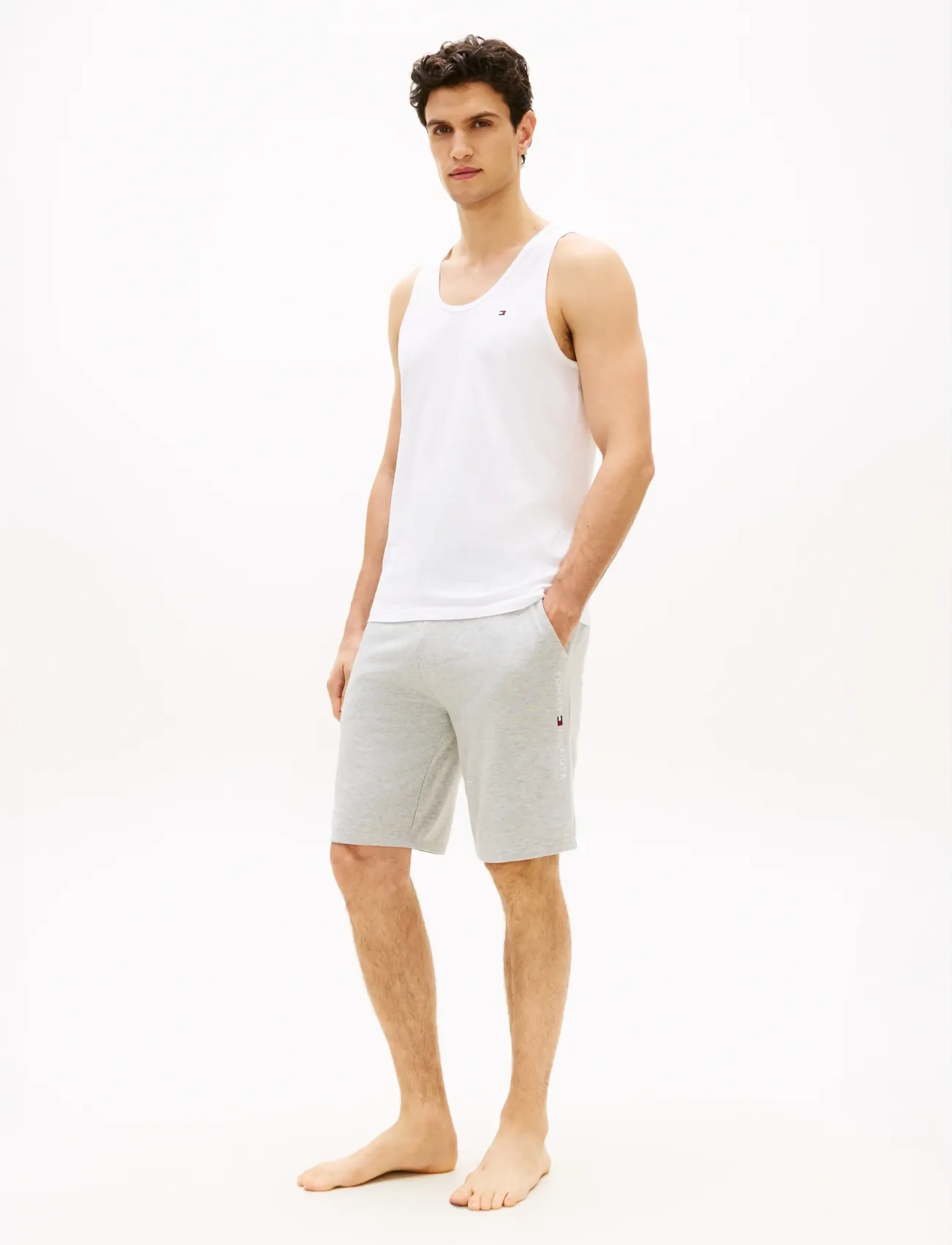 Tommy Hilfiger - 3P TANK TOP - nattrøjer - blu jn lght gry hth white - 5