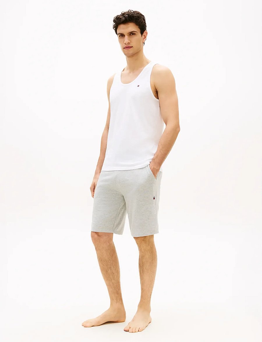 Tommy Hilfiger - 3P TANK TOP - pyjama tops - blu jn lght gry hth white - 5