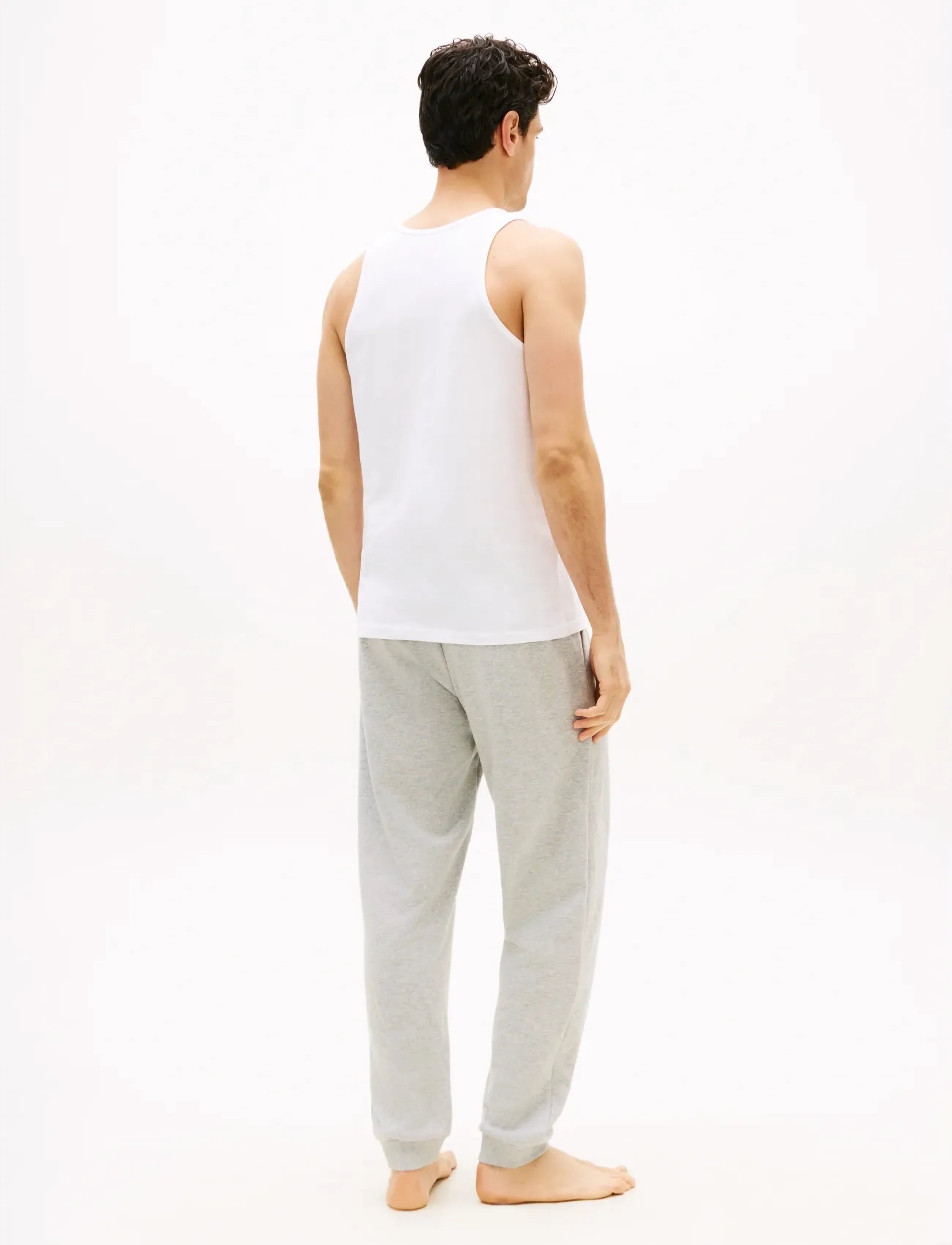 Tommy Hilfiger - 3P TANK TOP - nattrøjer - des sky utl sage white - 2