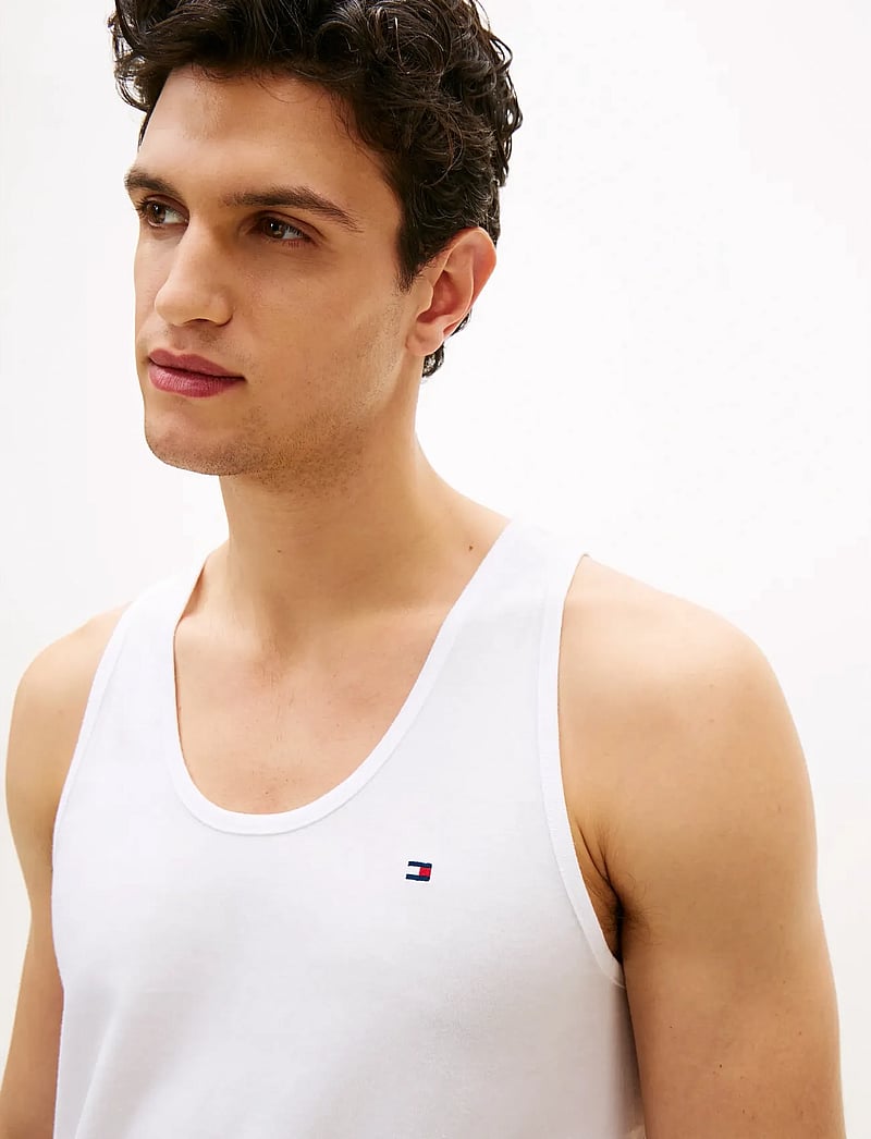 Tommy Hilfiger - 3P TANK TOP - nattrøjer - des sky utl sage white - 5