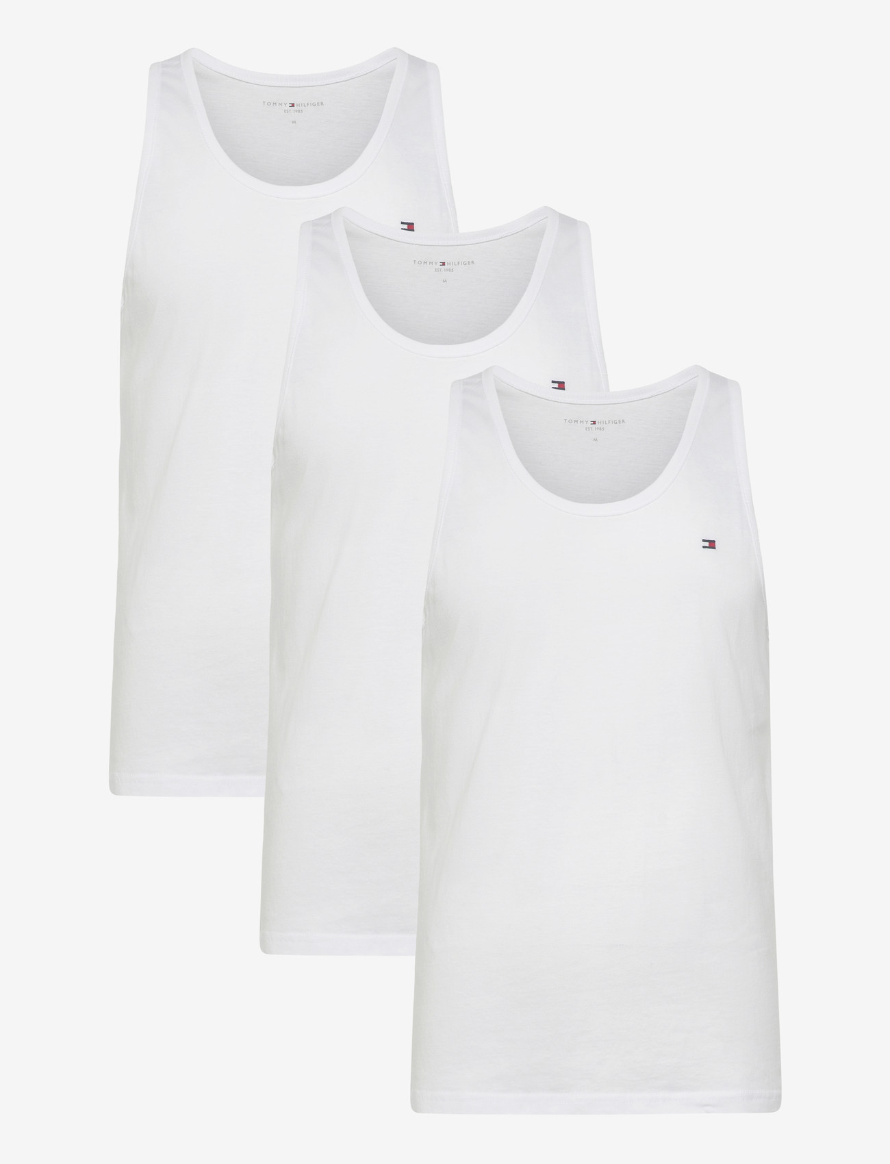 Tommy Hilfiger - 3P TANK TOP - pyjamaoberteil - white white white - 0