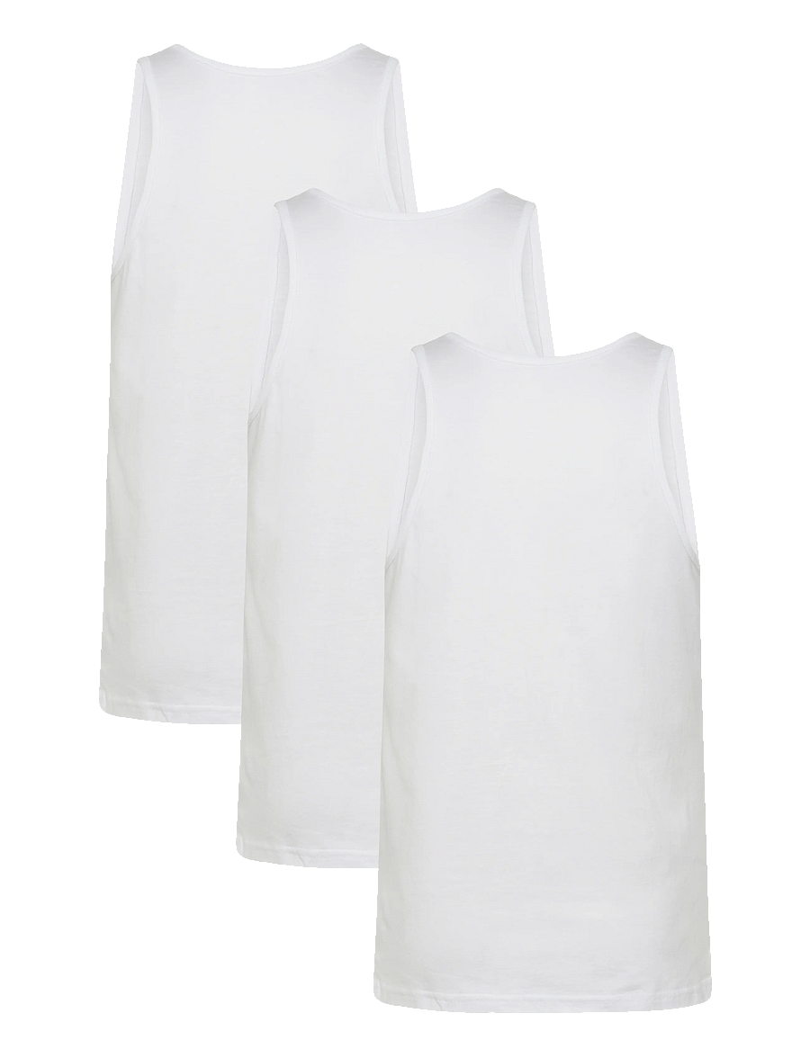 Tommy Hilfiger - 3P TANK TOP - pyjama tops - white white white - 2