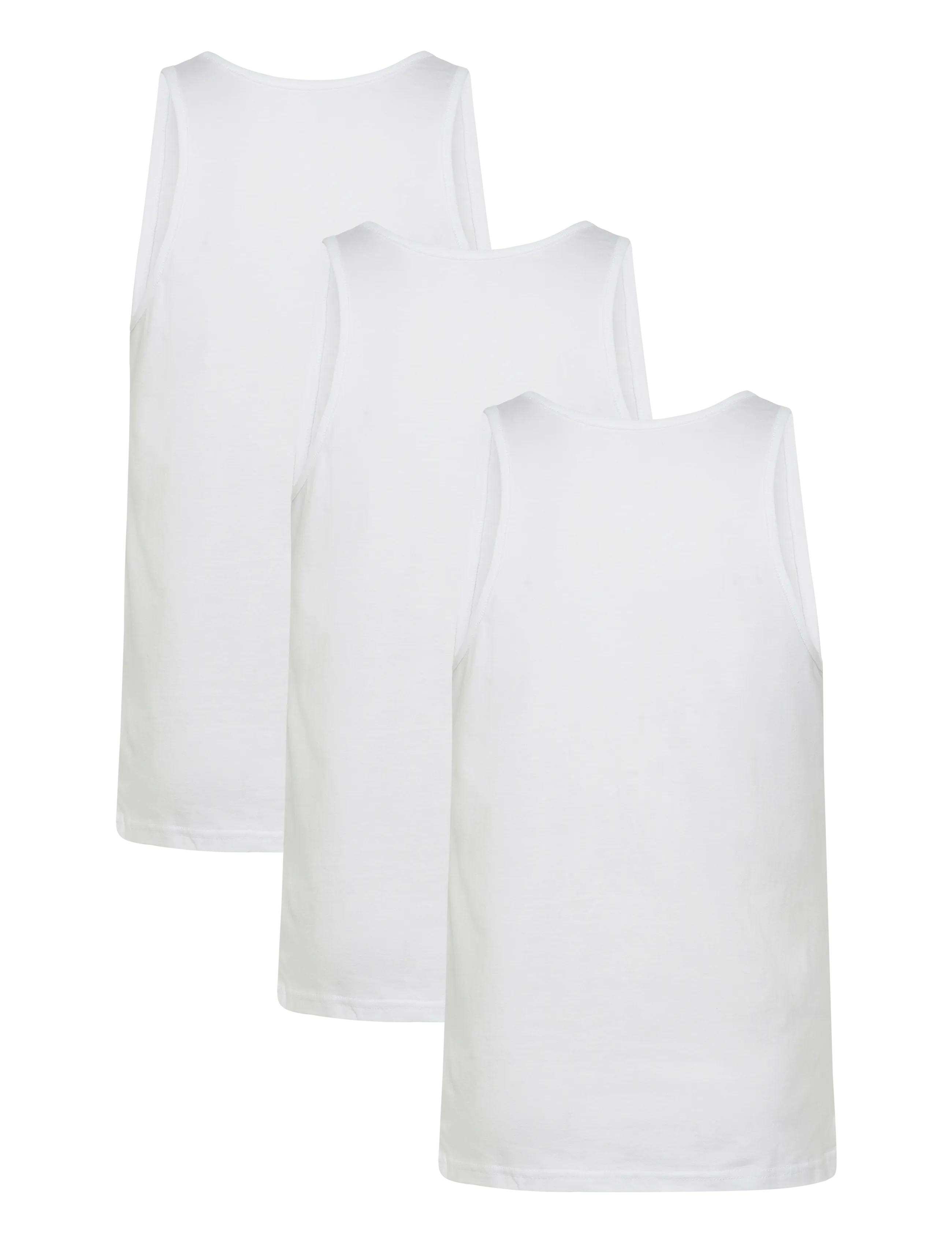 Tommy Hilfiger - 3P TANK TOP - pyjamaoberteil - white white white - 2