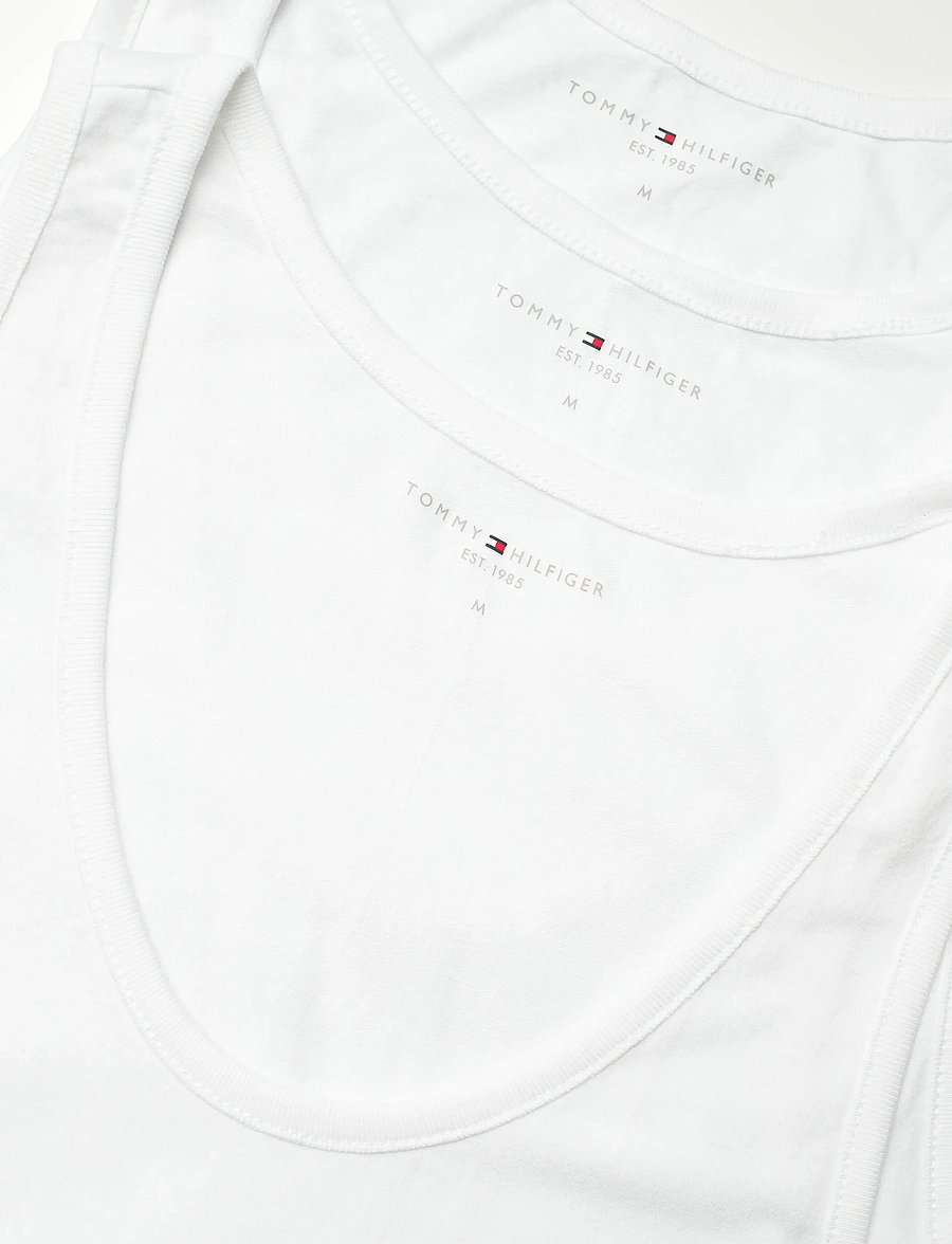 Tommy Hilfiger - 3P TANK TOP - pyjama tops - white white white - 1