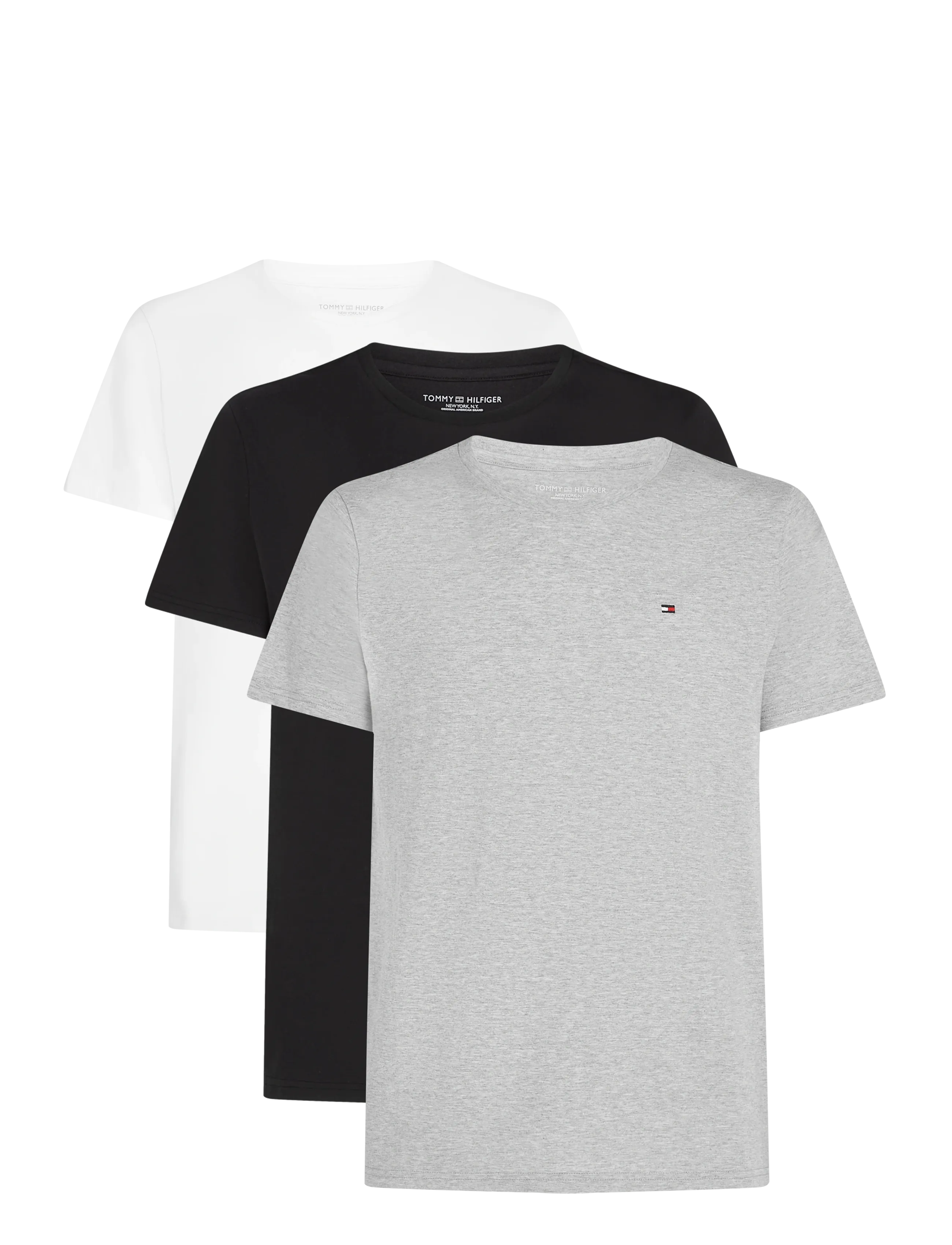 GREY HEATHER BLACK WHITE